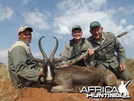 Black Springbok hunt with Wintershoek Johnny Vivier Safaris