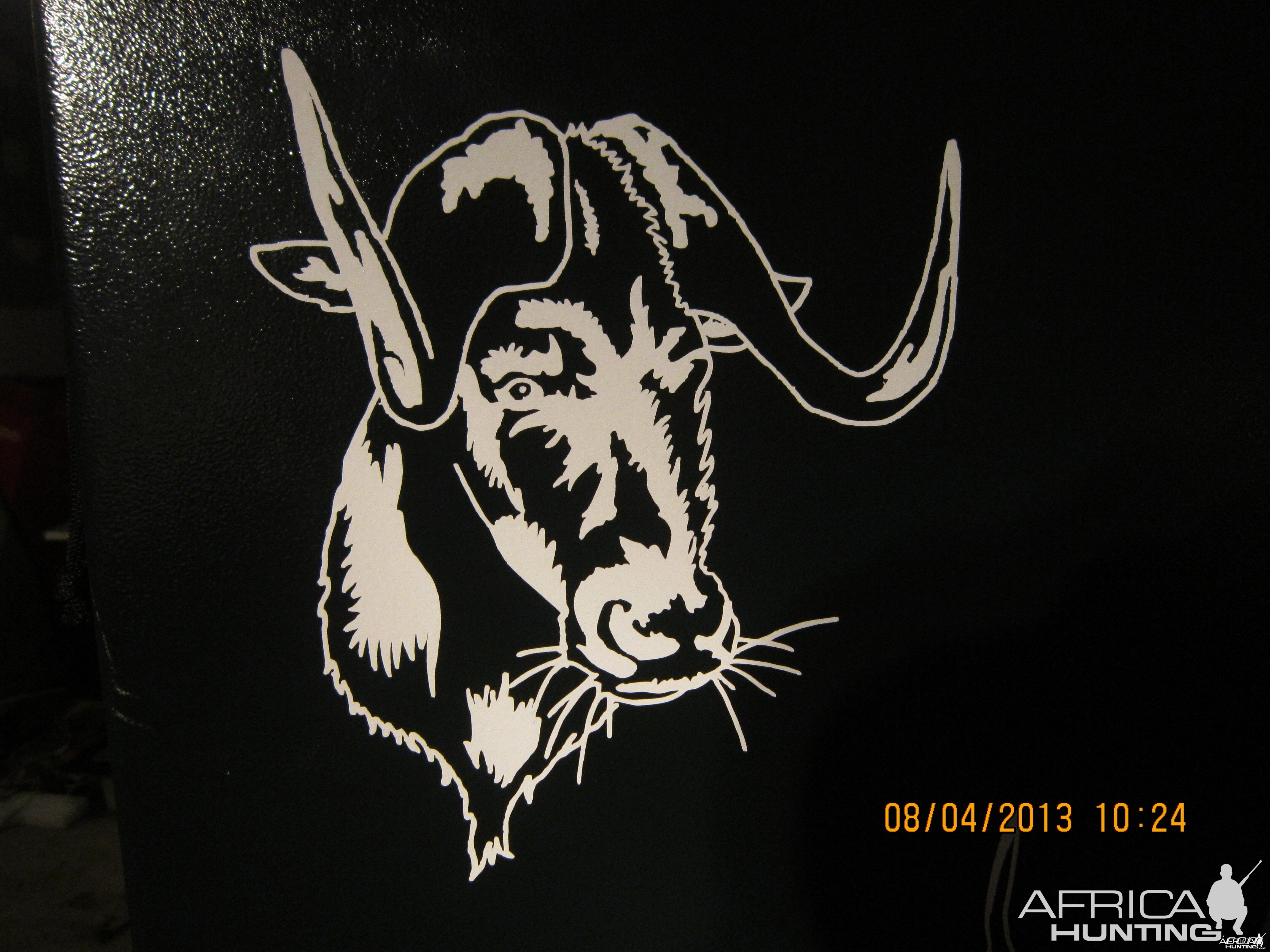 Black Wildebeest Decal Stickers