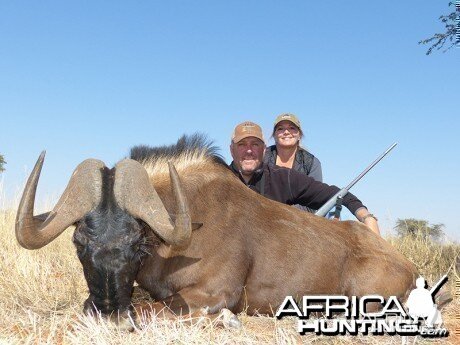 Black Wildebeest hunt with Wintershoek Johnny Vivier Safaris