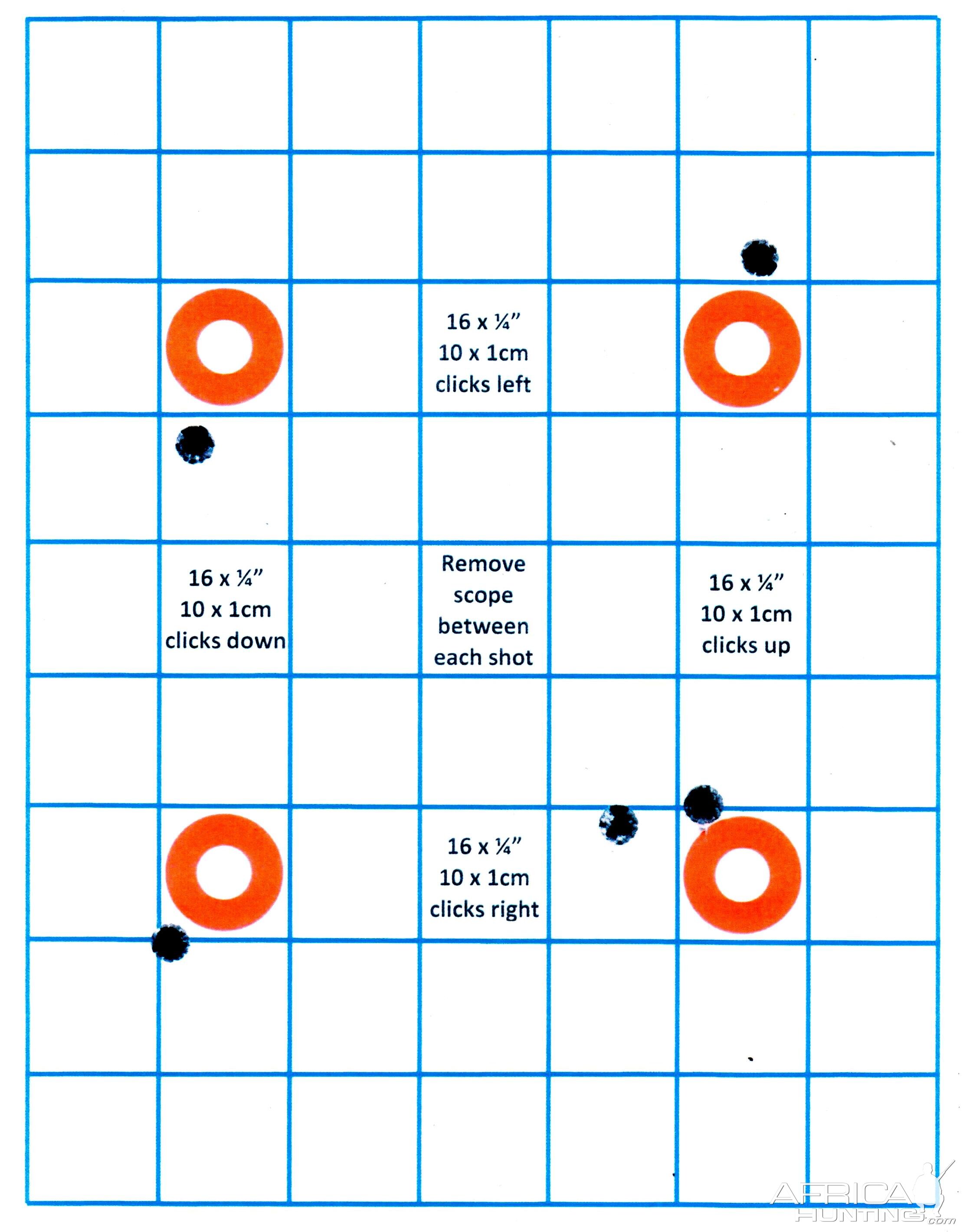 Blaser .300 Wby 165 gr TTSX - Scope removal & clicks test