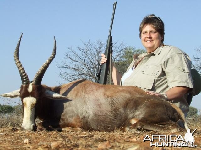 Blesbok hunted in South Africa