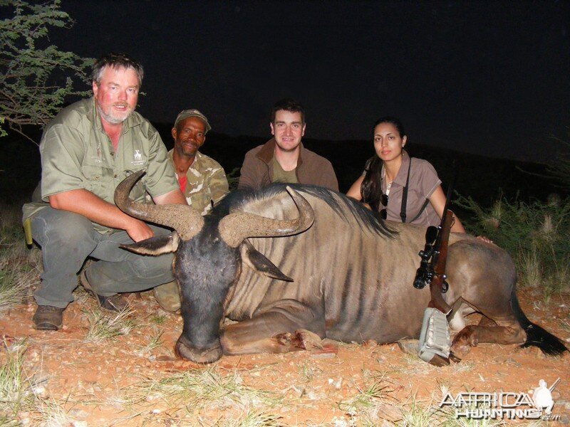 Blue Wildebeest hunt with Wintershoek Johnny Vivier Safaris