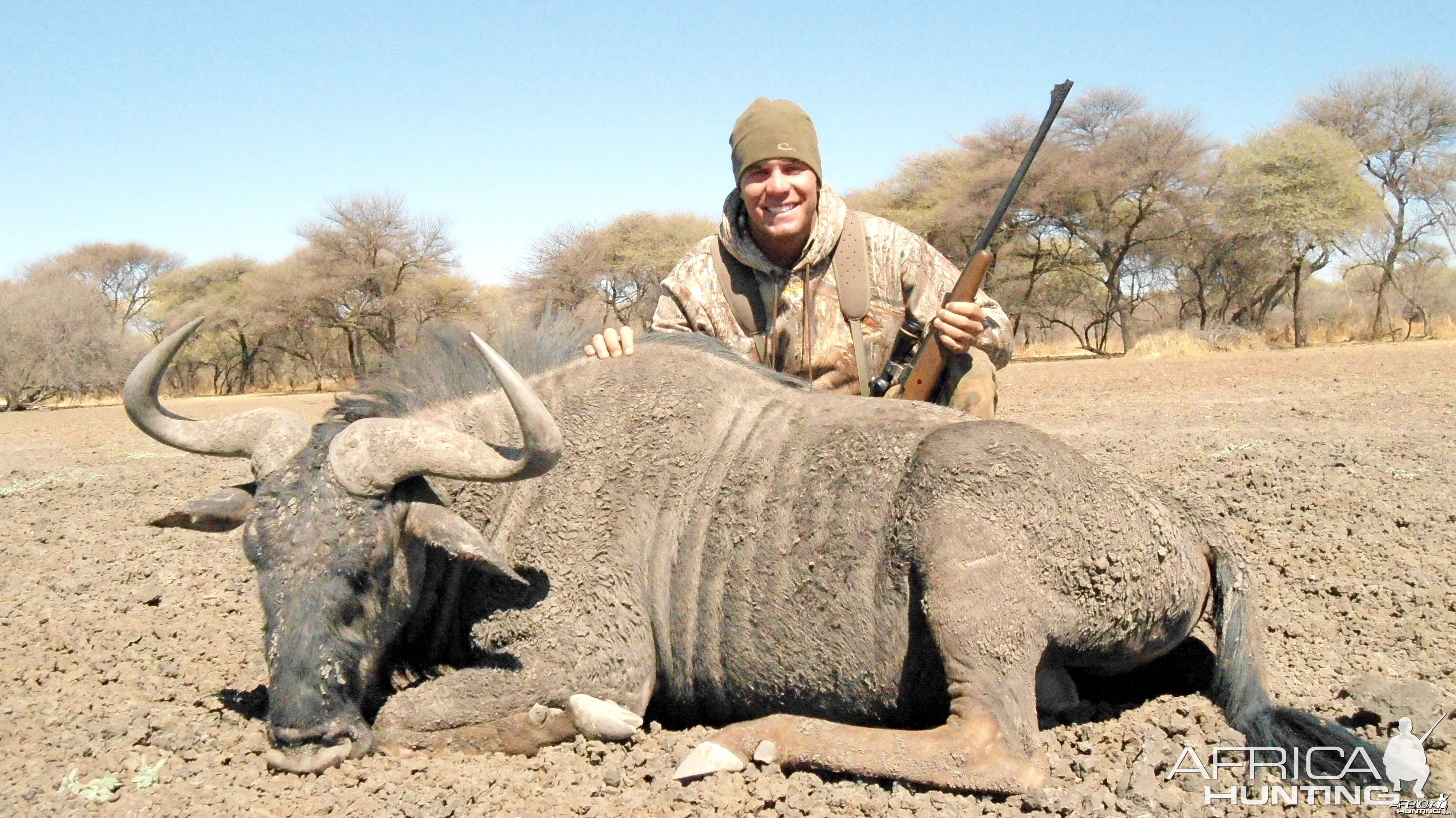 Blue wildebeest hunted with Ozondjahe Hunting Safaris in Namibia