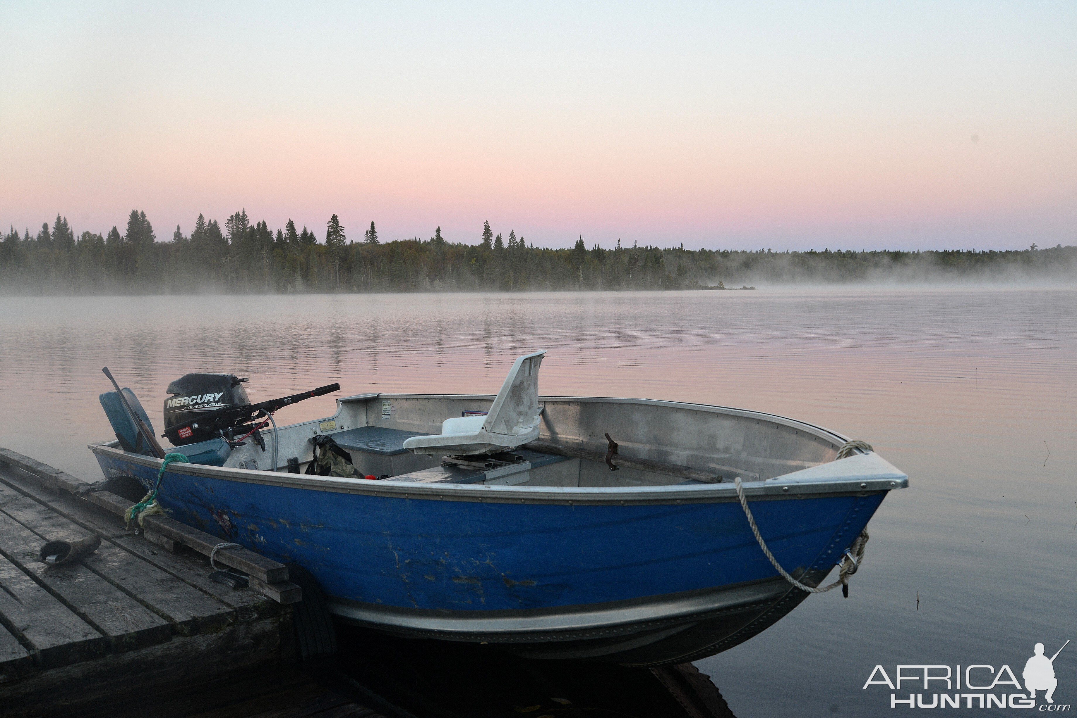 Boat on Lake Canada