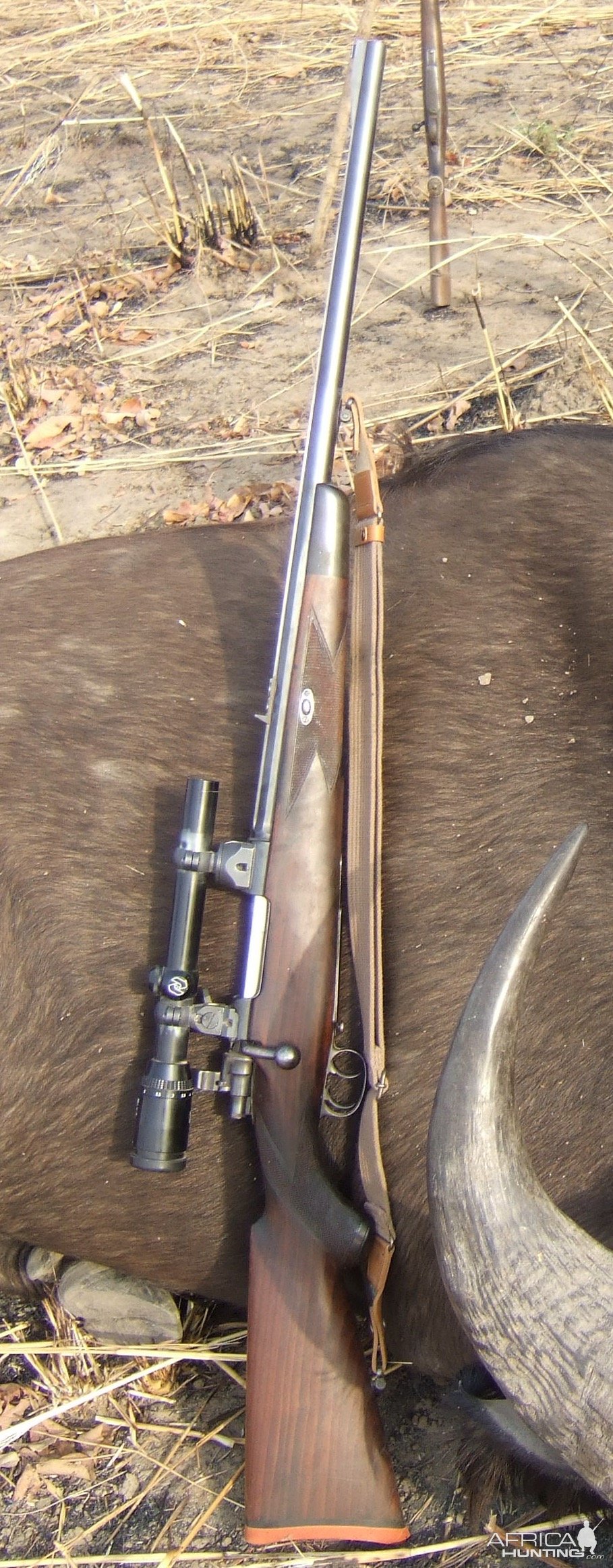 Bolt action rifle caliber 11,2x72 built 1923 by August Schüler in Suhl/Germany