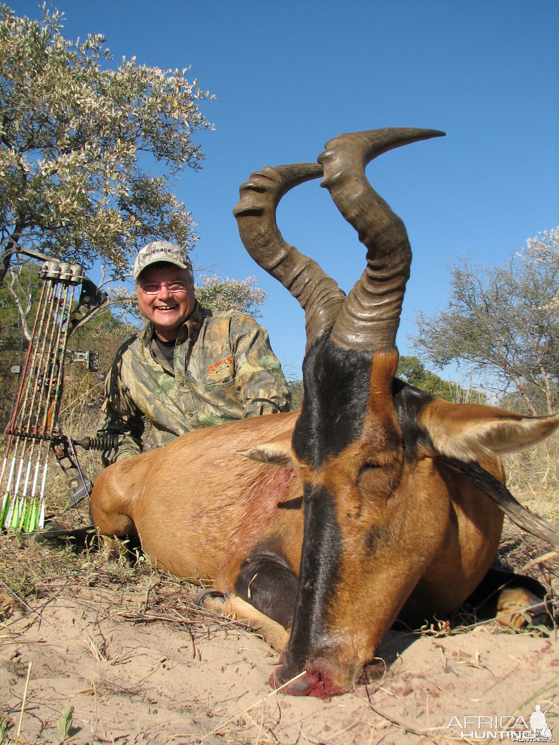 Bow Hunting Hartebeest 2006 RSA Limpopo trip