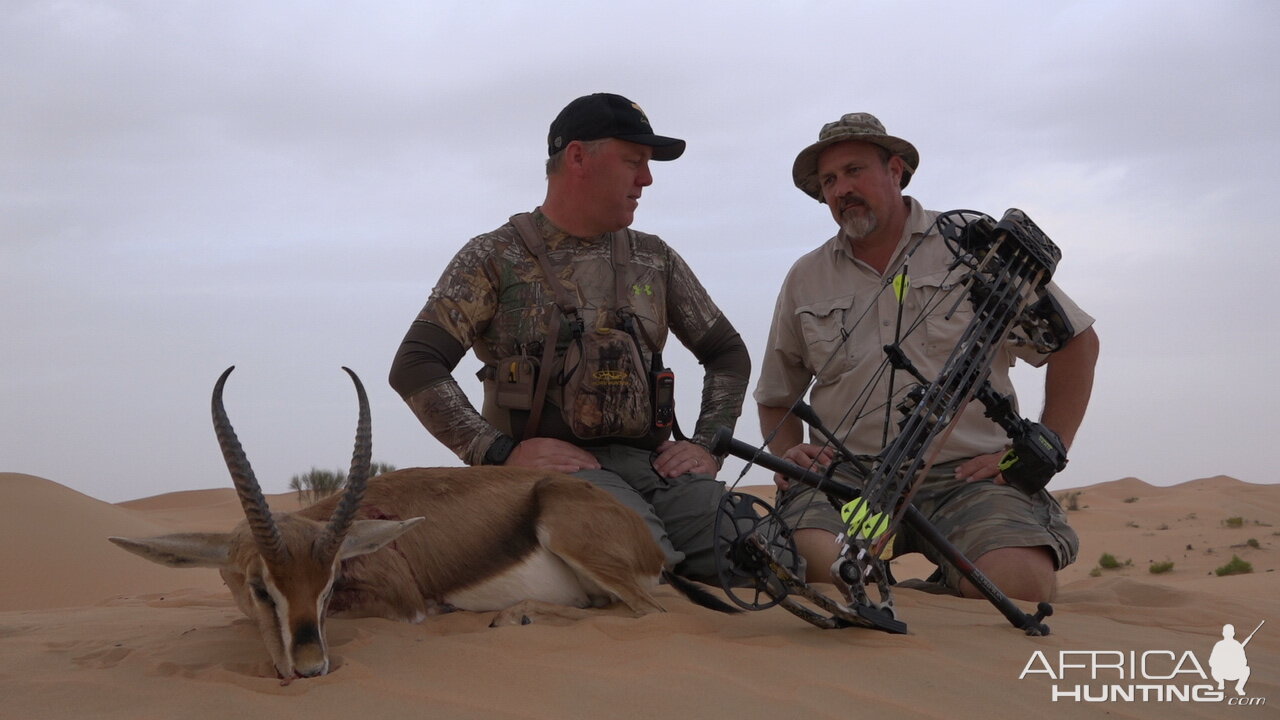 Bow Hunting Mountain Gazelle in United Arab Emirates