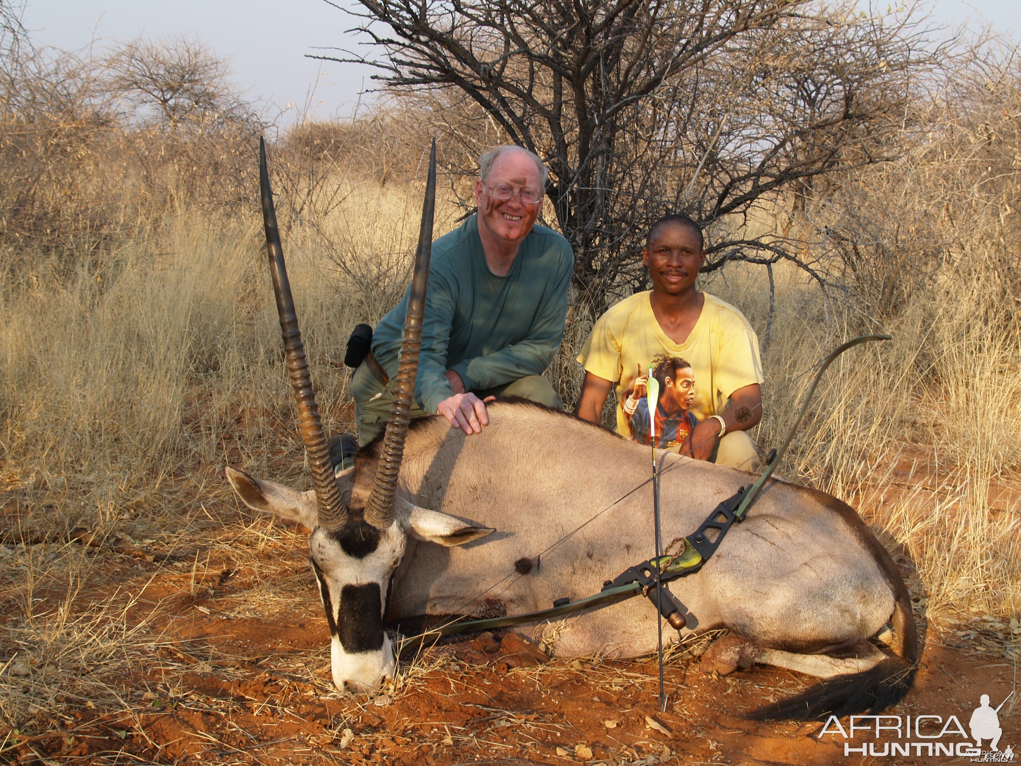 Bow Hunting Oryx in Namibia