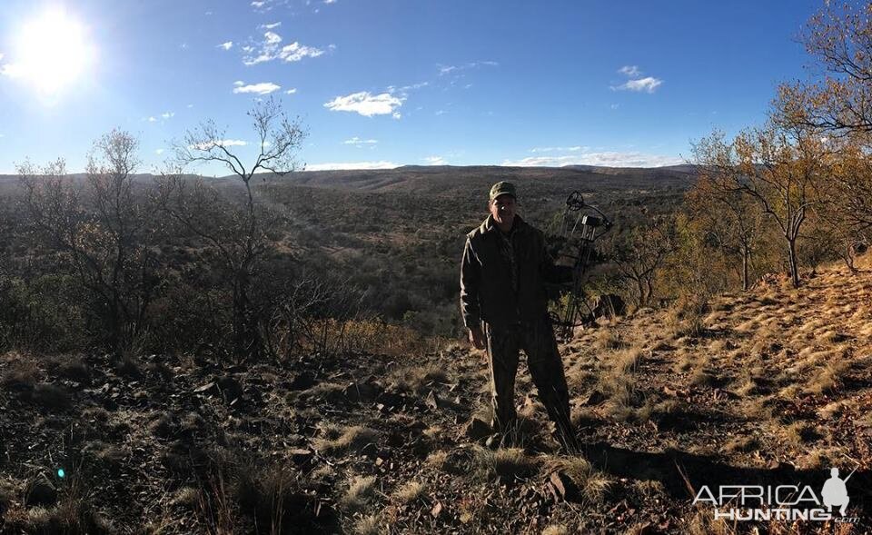 Bow hunting the Waterberg Mountains South Africa