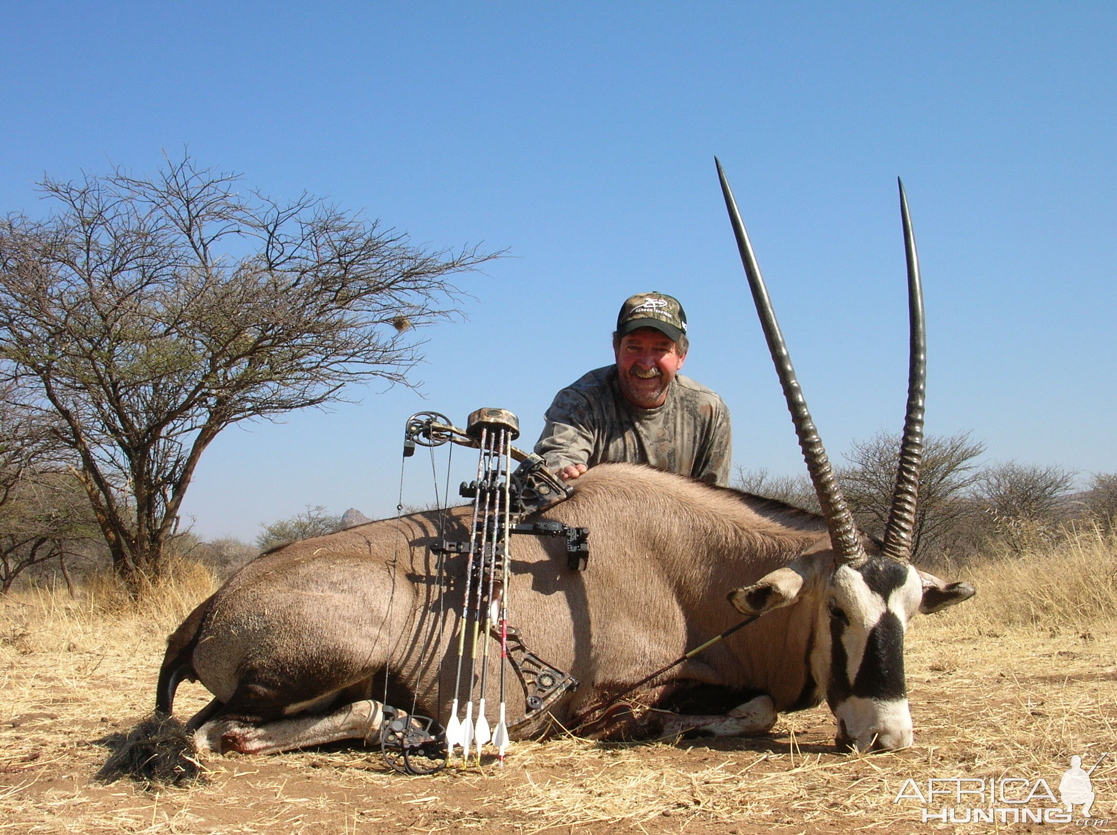 Bowhunting Gemsbok in Namibia