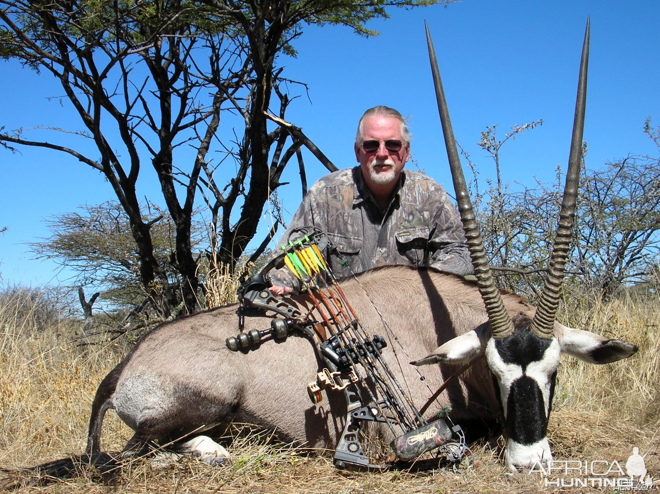 Bowhunting Gemsbok in Namibia