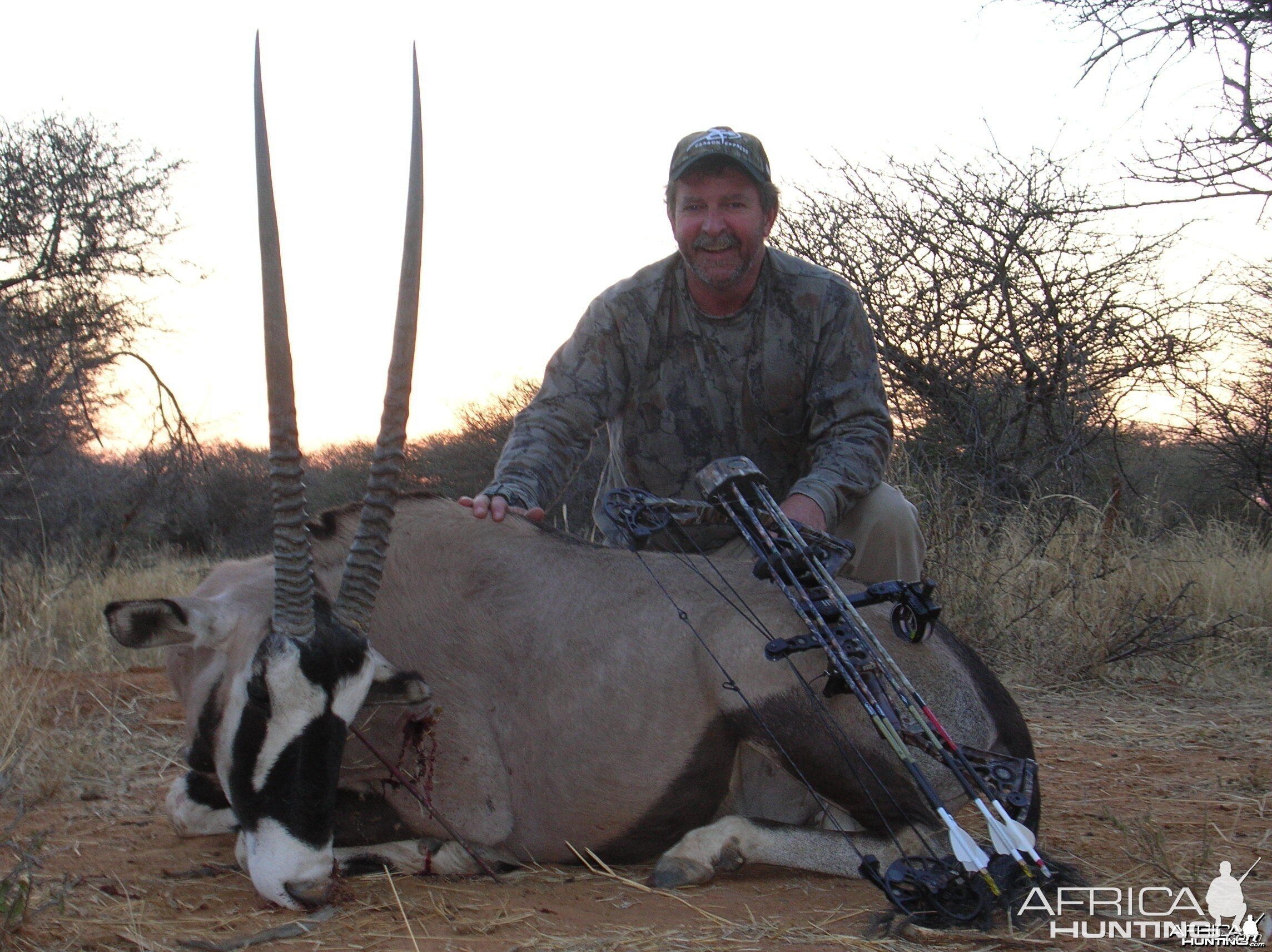 Bowhunting Gemsbok in Namibia