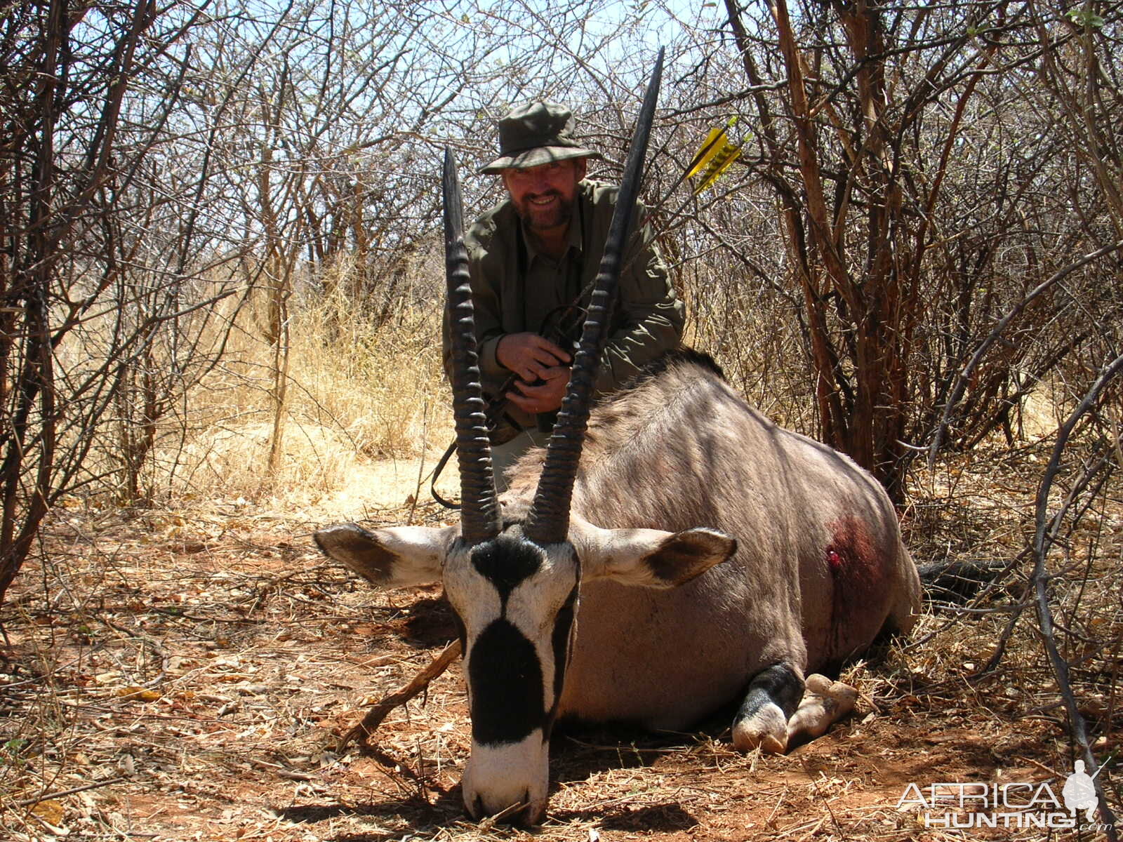 Bowhunting Gemsbok in Namibia