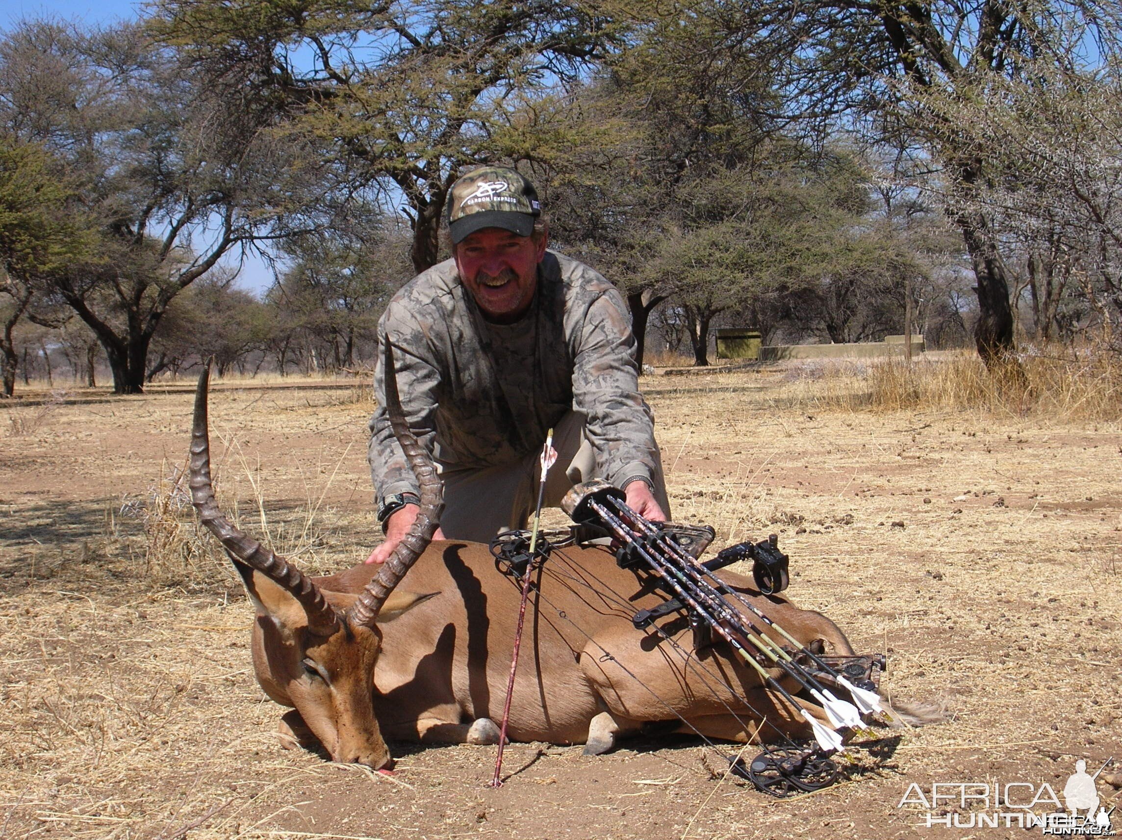 Bowhunting Impala in Namibia