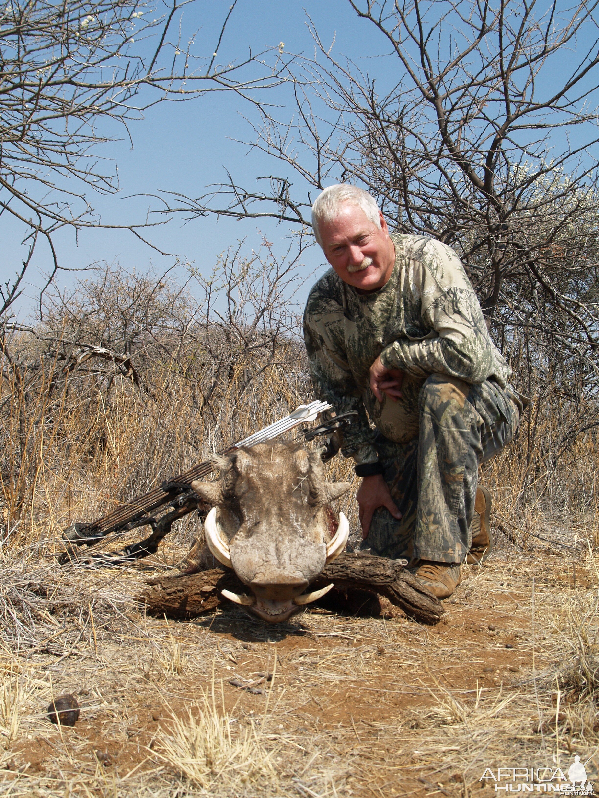 Bowhunting Warthog in Namibia