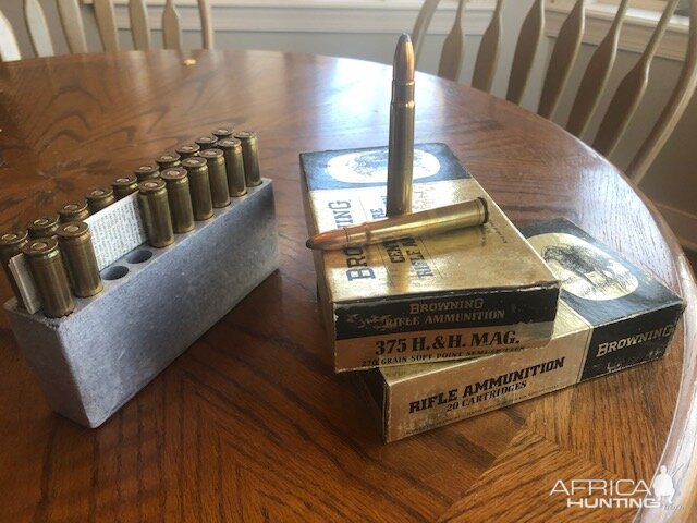 Browning Factory .375 H&H Magnum Ammunition