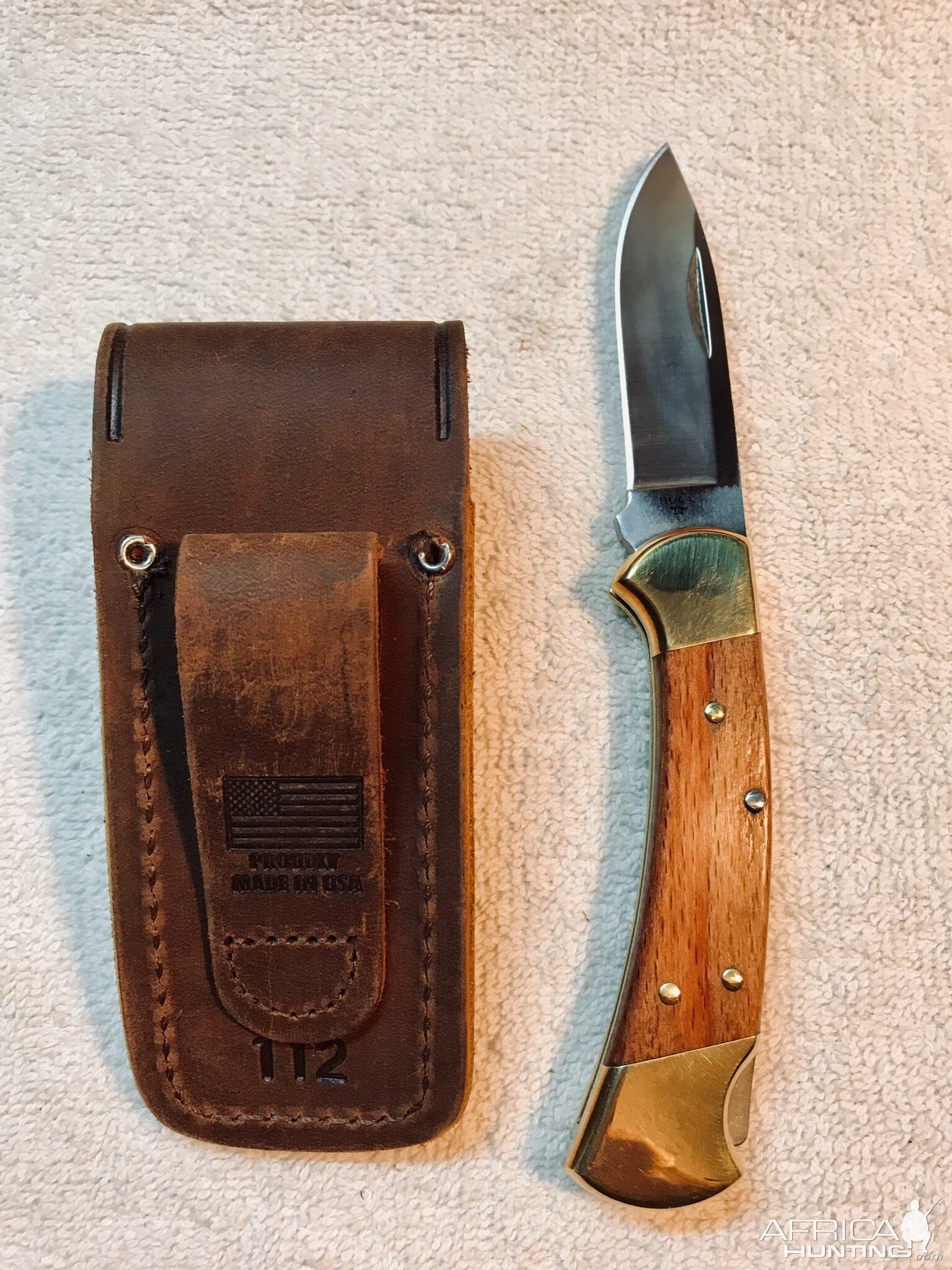 Buck 112 Knife & Sheath