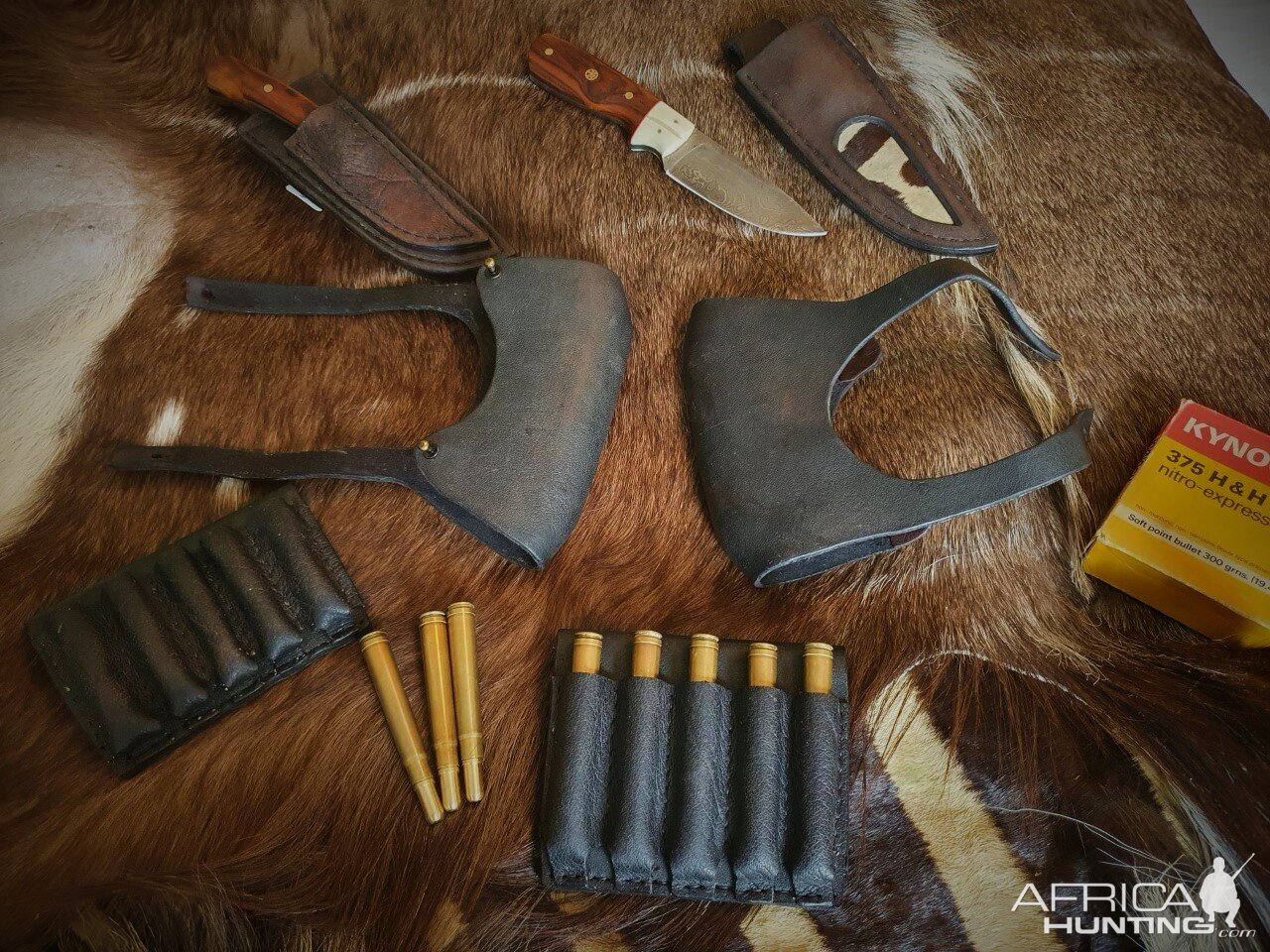 Buffalo Leather Knife Sheaths & Bullet/Cartridge Holders