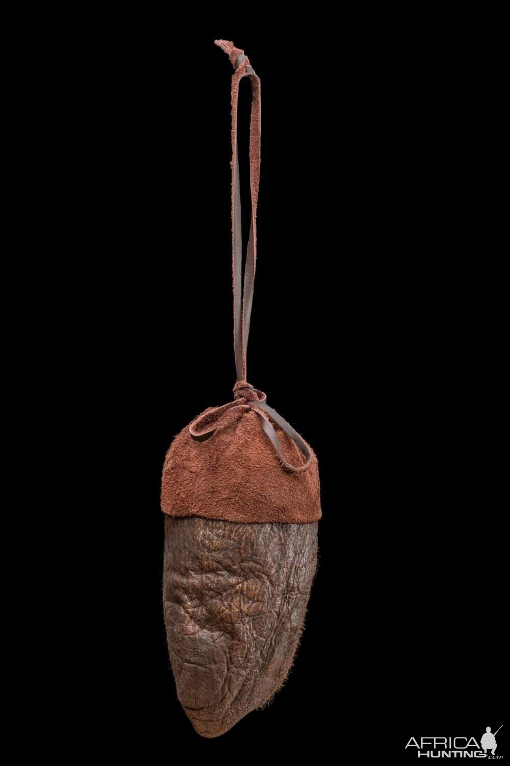 Buffalo Scrotum Draw String Bag