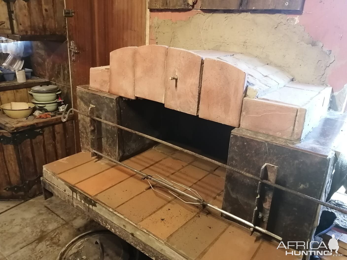 Build in wood fire oven