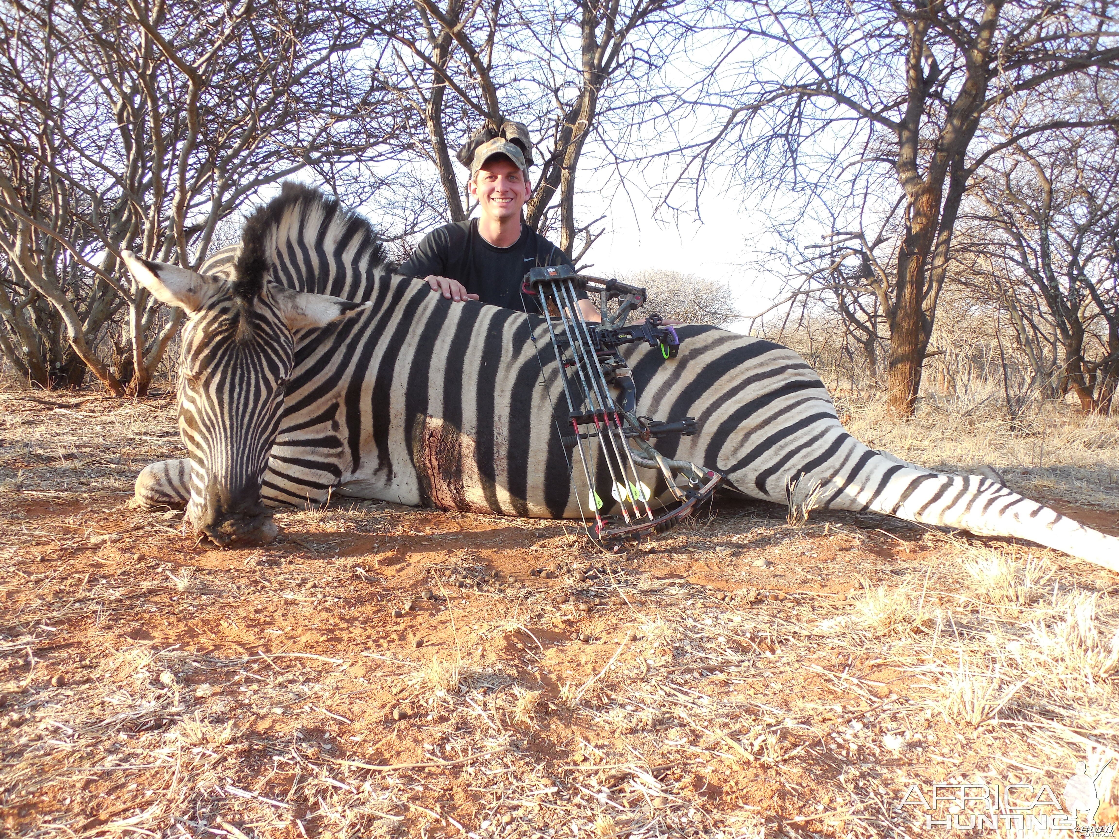 Burchell's Zebra hunted with Ozondjahe Hunting Safaris in Namibia