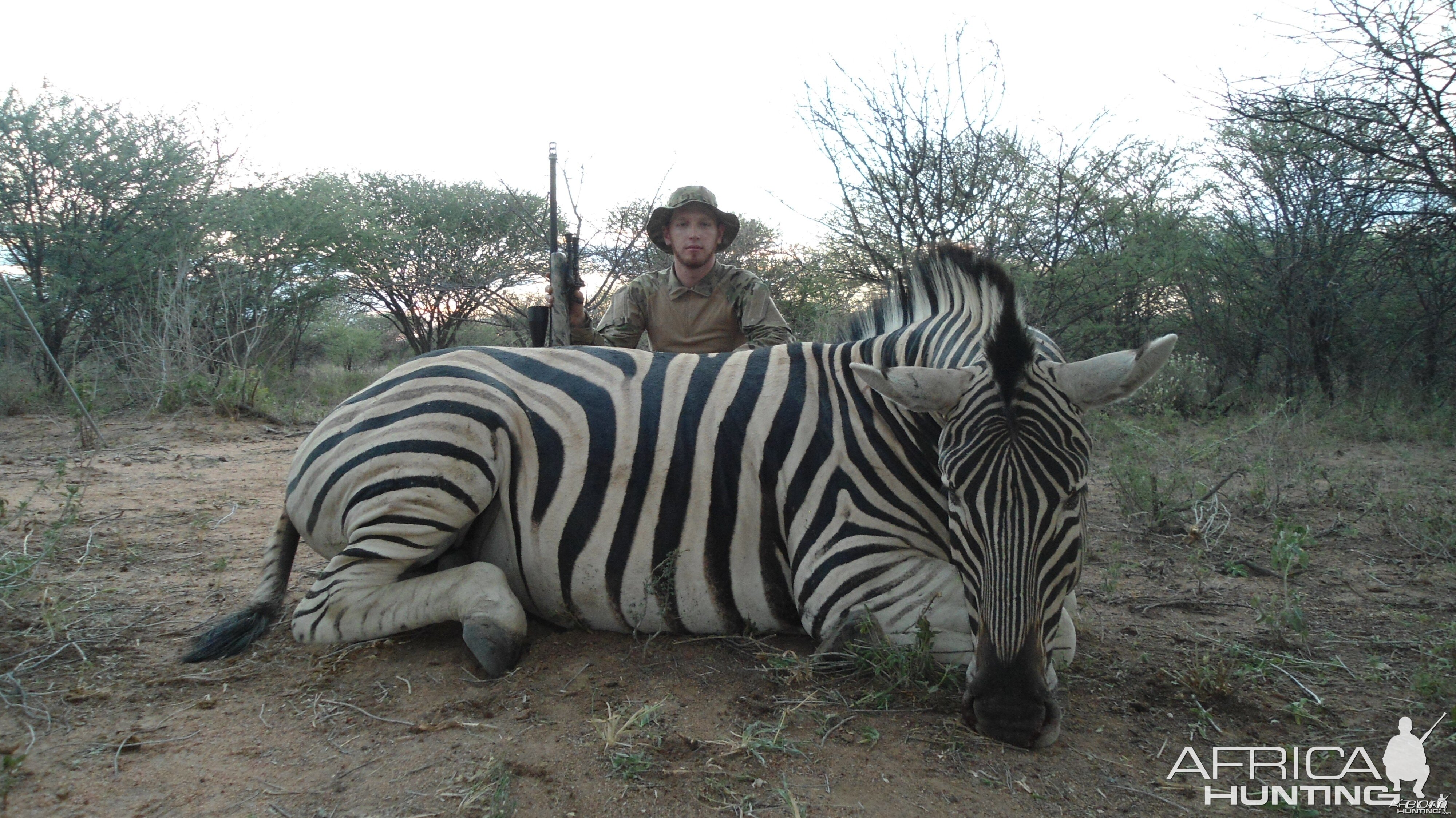 Burchell's Zebra hunted with Ozondjahe Hunting Safaris in Namibia