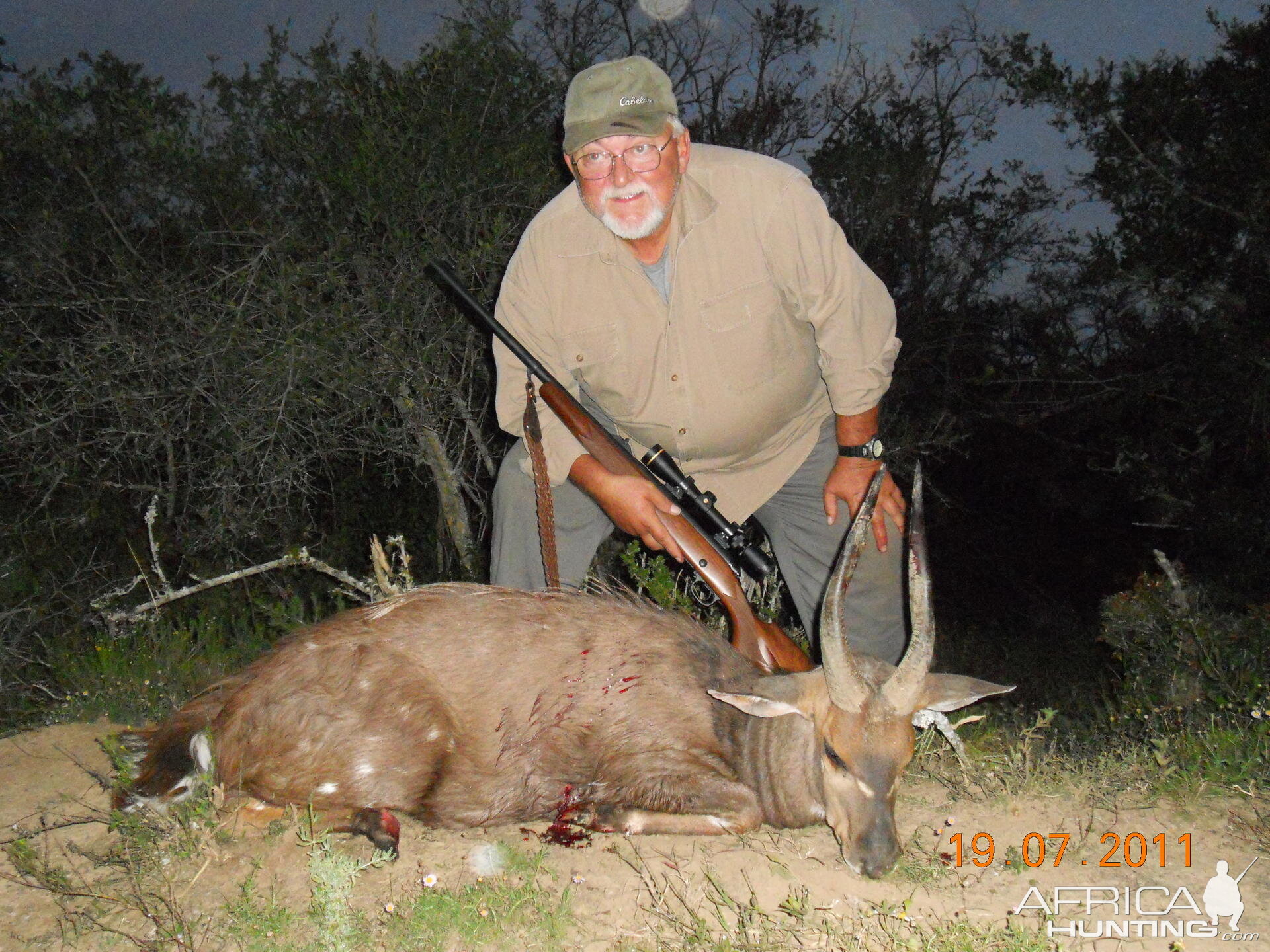 Bushbuck hunt in South Africa