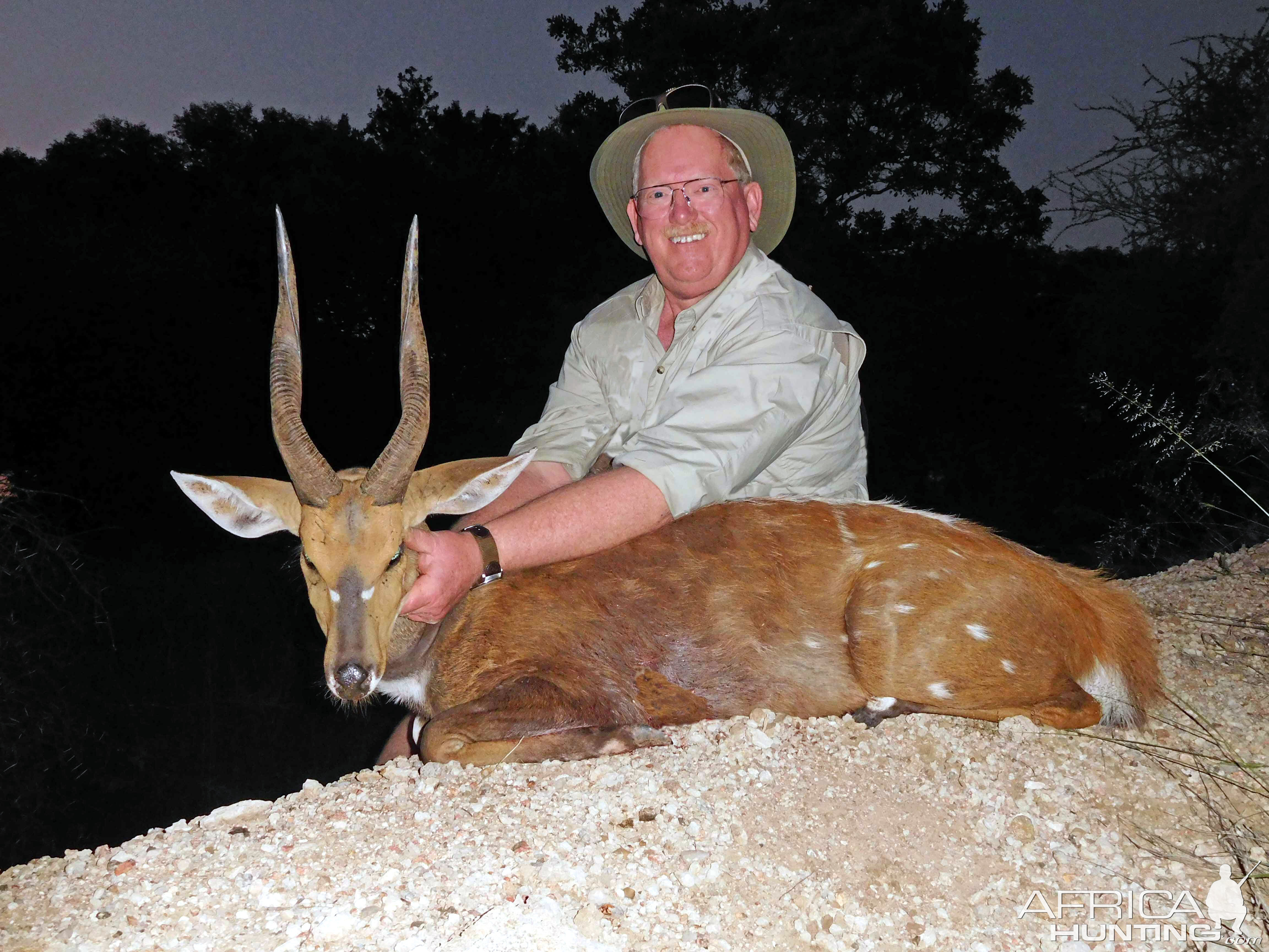 Bushbuck, while hunting with Bertus Garhardt at Dumukwa Safaris in April 2016.