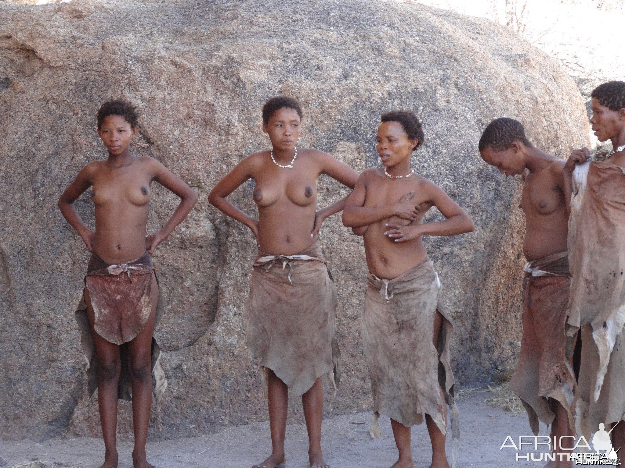 Bushmen in Namibia with Nick Nolte Hunting Safaris