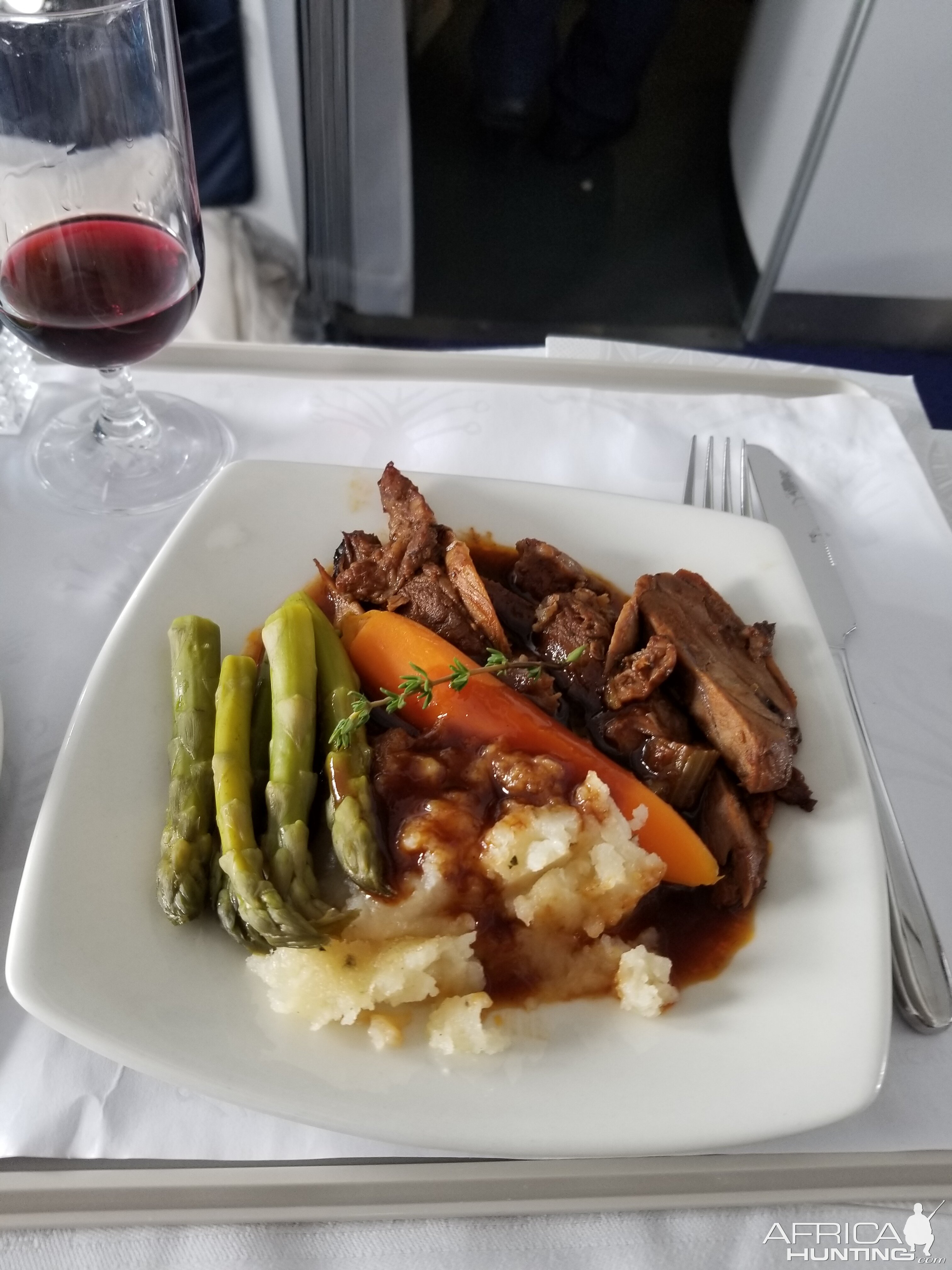 Business class fare Lunch