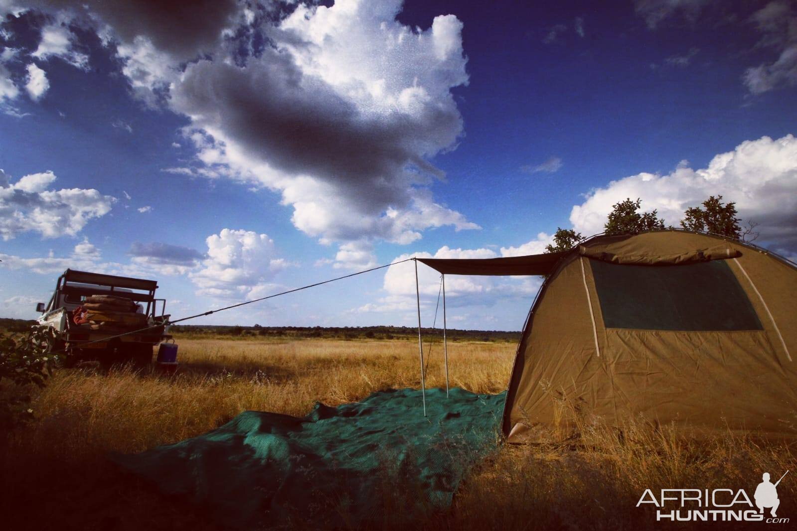 Camp in Zimbabwe