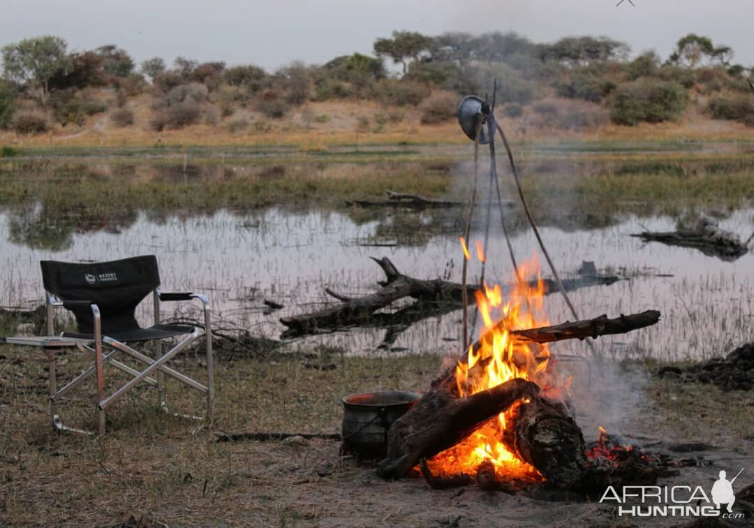 Campfire Botswana