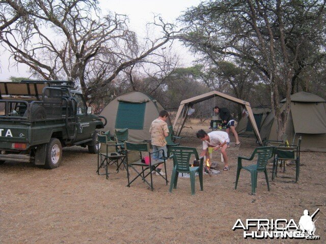 Camping with the kids Savanna hunting safaris