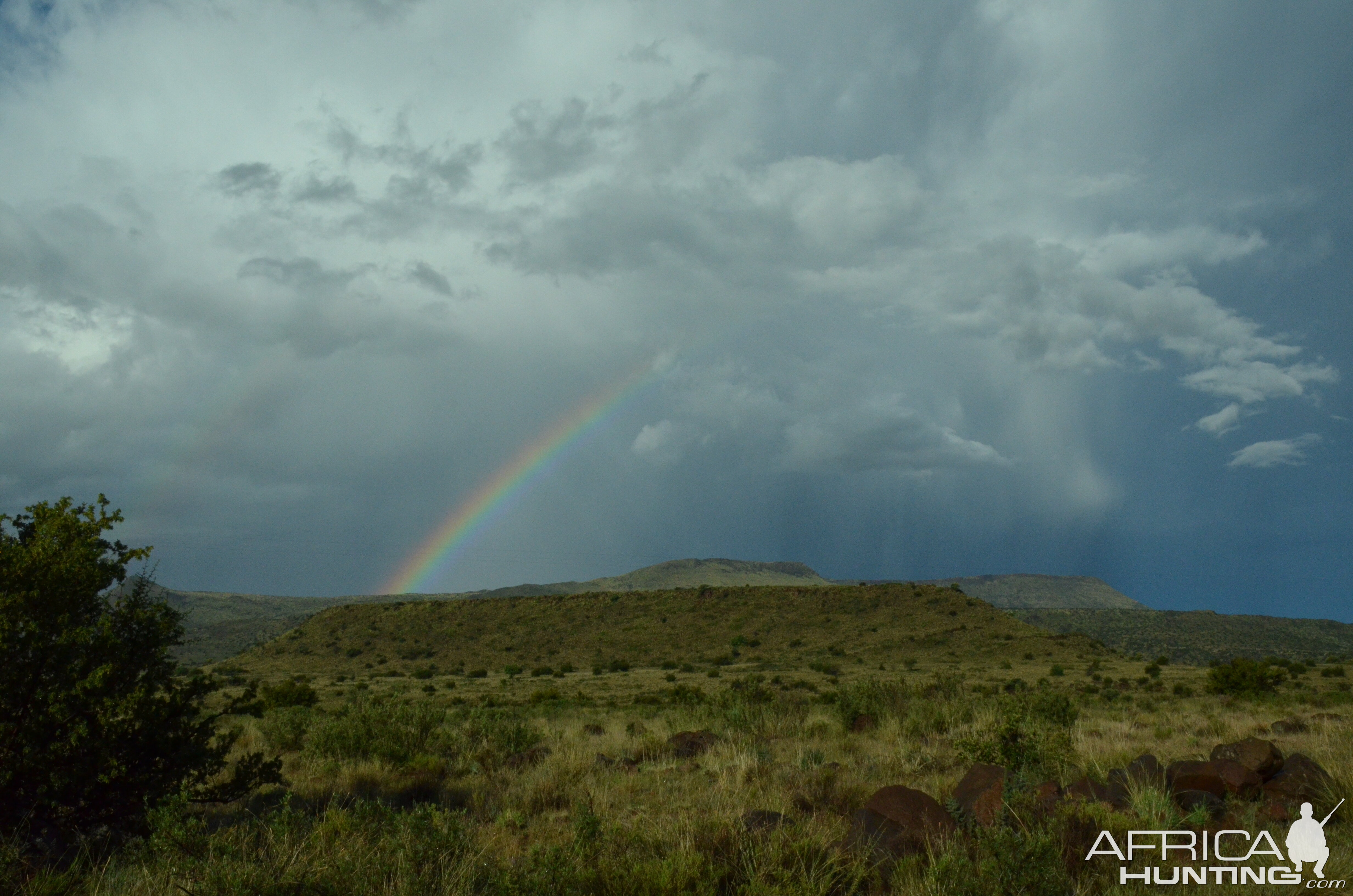 Caught this nice rainbow after storm passage