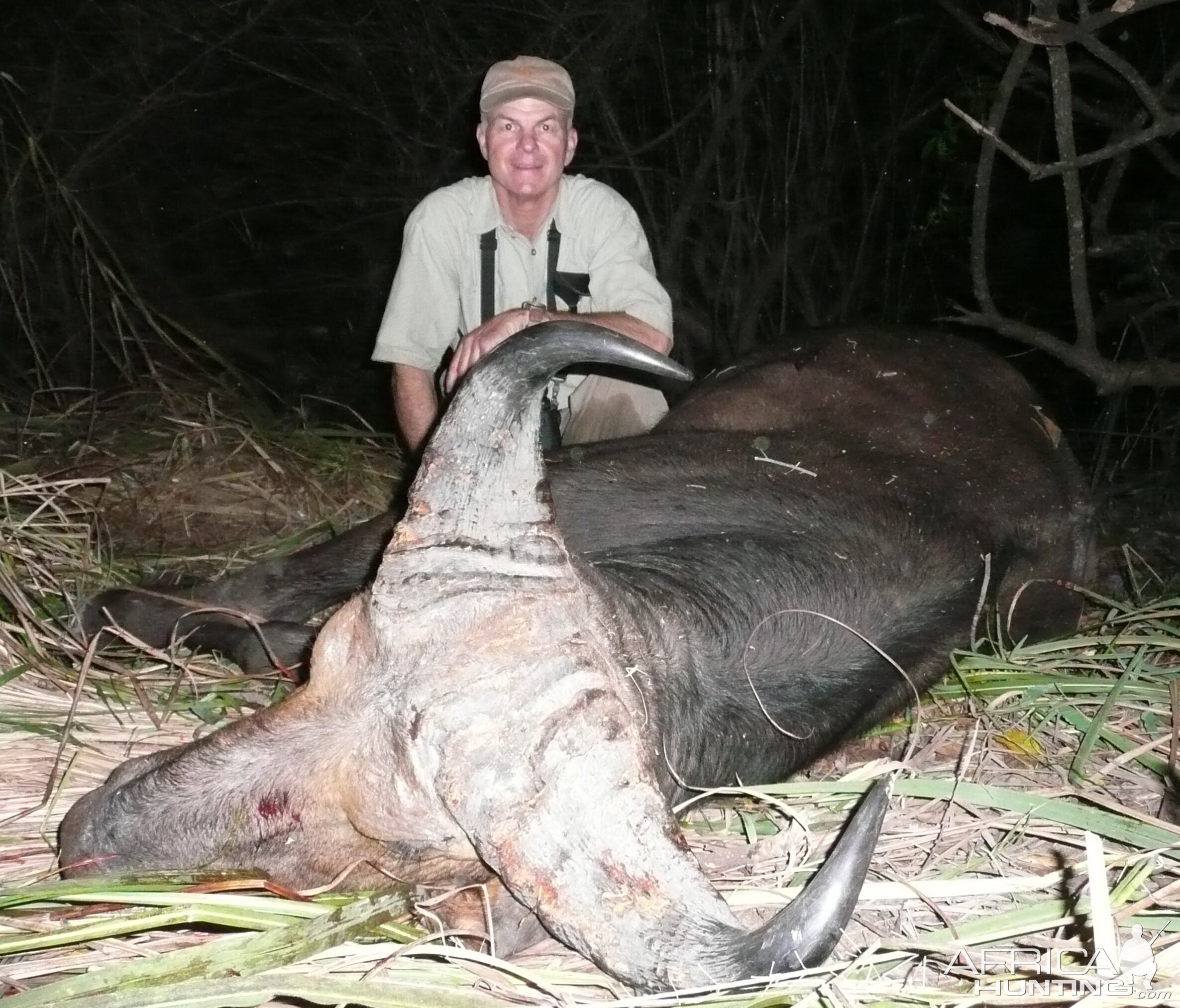 Central African Savannah Buffalo hunted in Central Africa with Club Faune