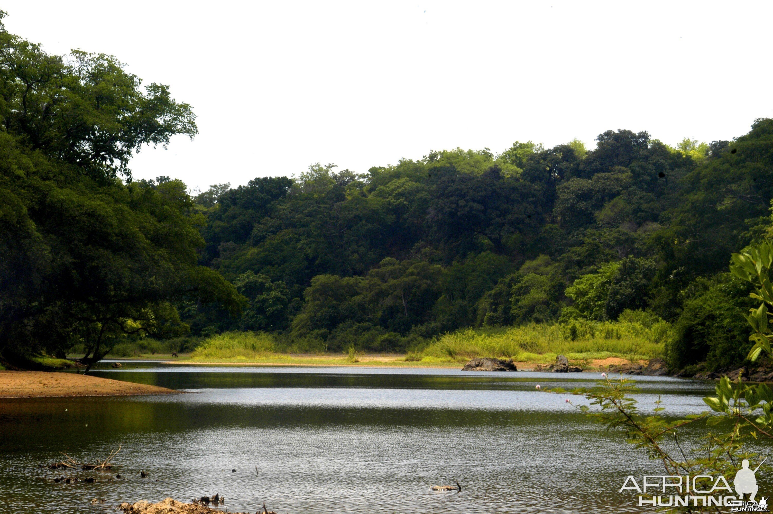 Chinko River in CAR with Central African Wildlife Adventures