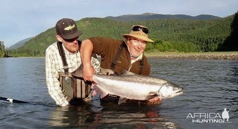 Chinook Salmon Fishing British Columbia