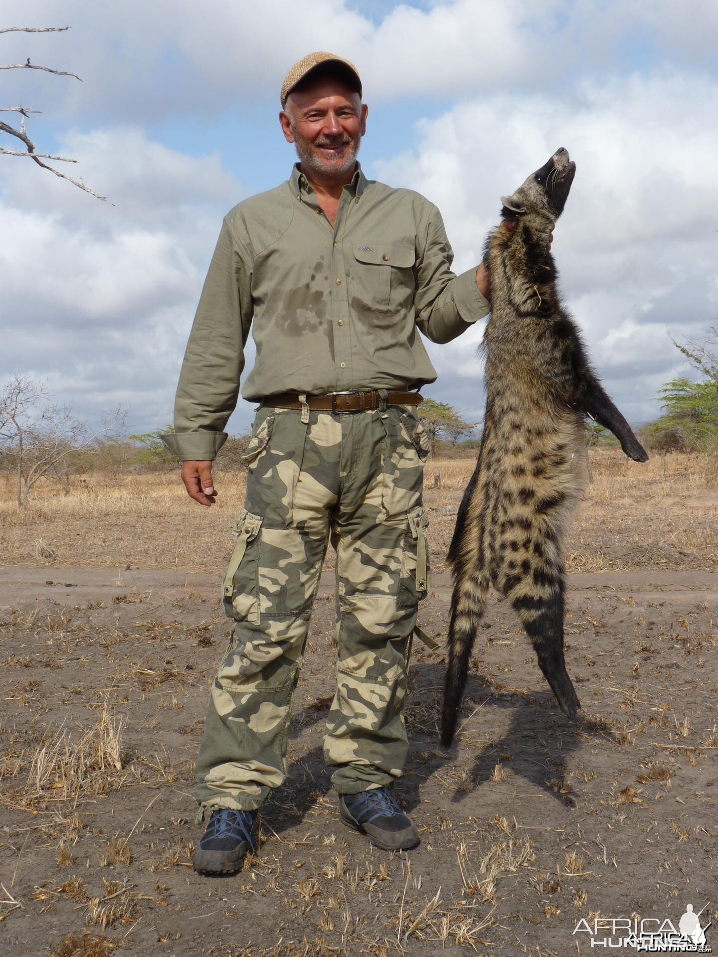 Civet Cat hunted in Tanzania