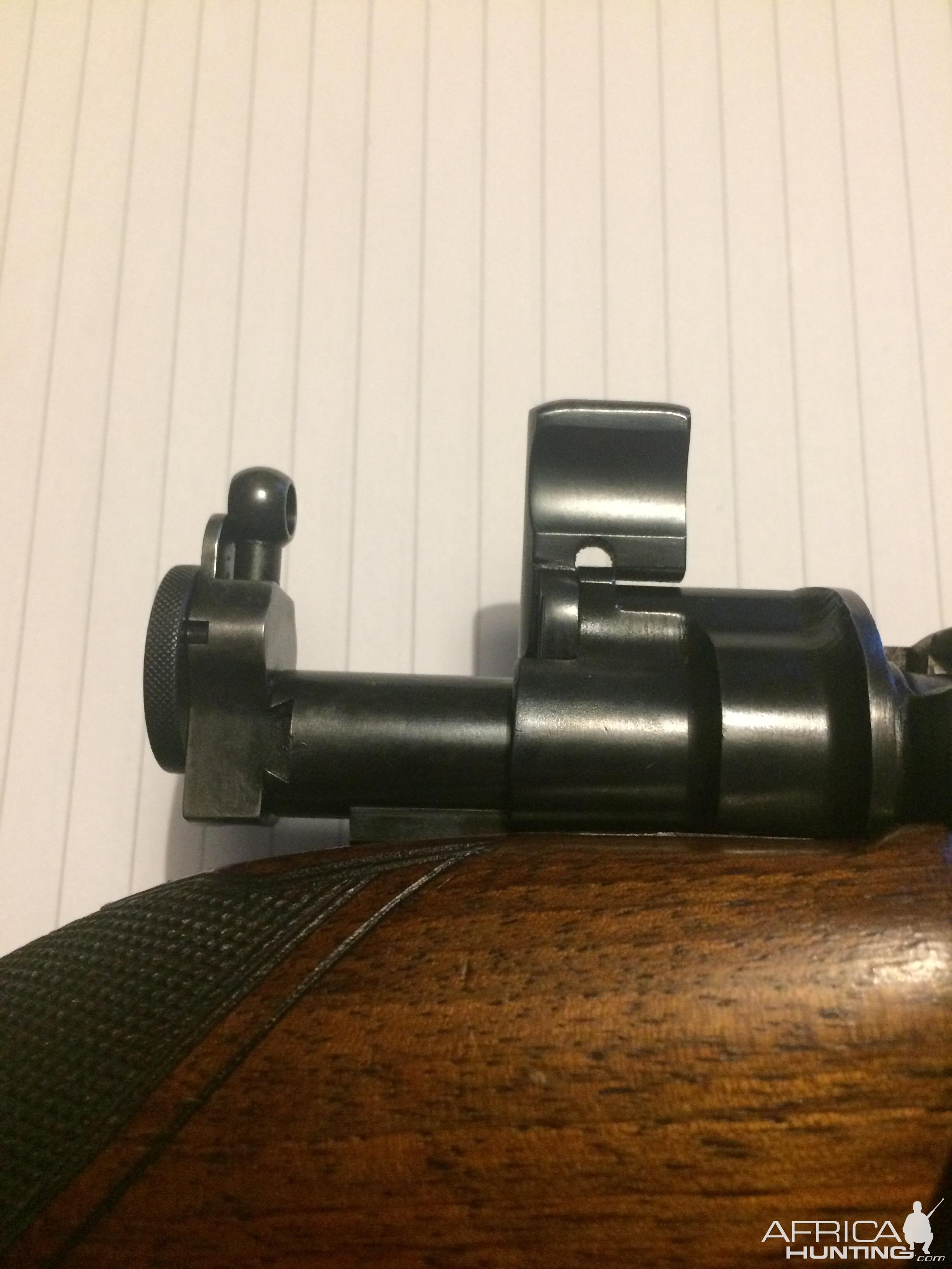 Cocking piece sight on my FN Commercial 9.3x62