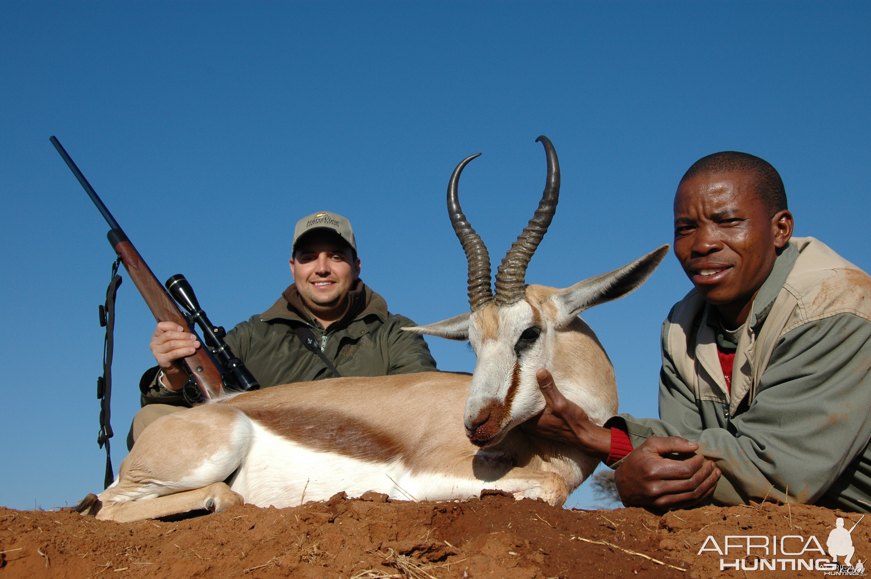 Common Springbuck hunted with Hartzview Hunting Safaris