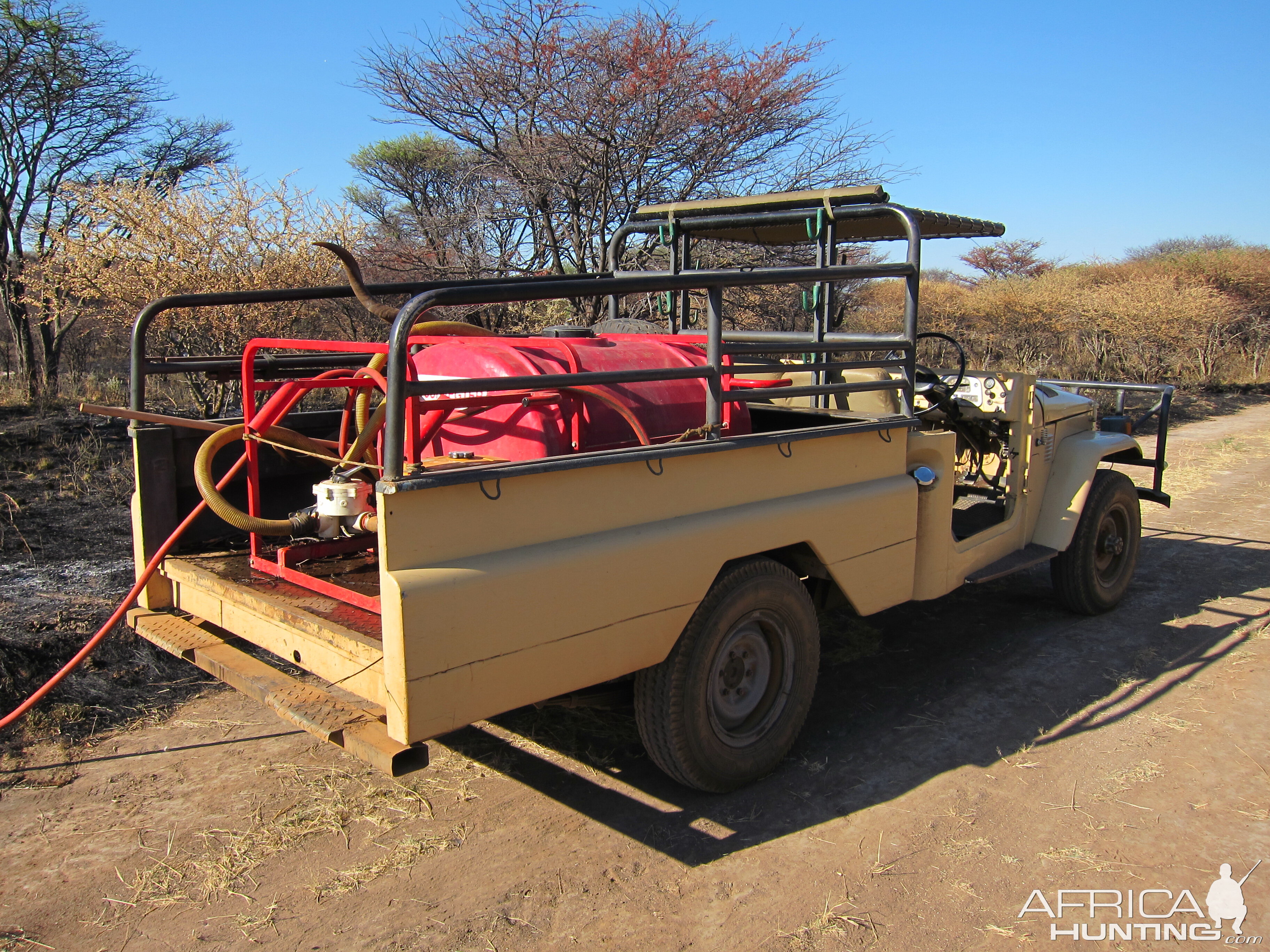 Controlled Bush Fire Namibia