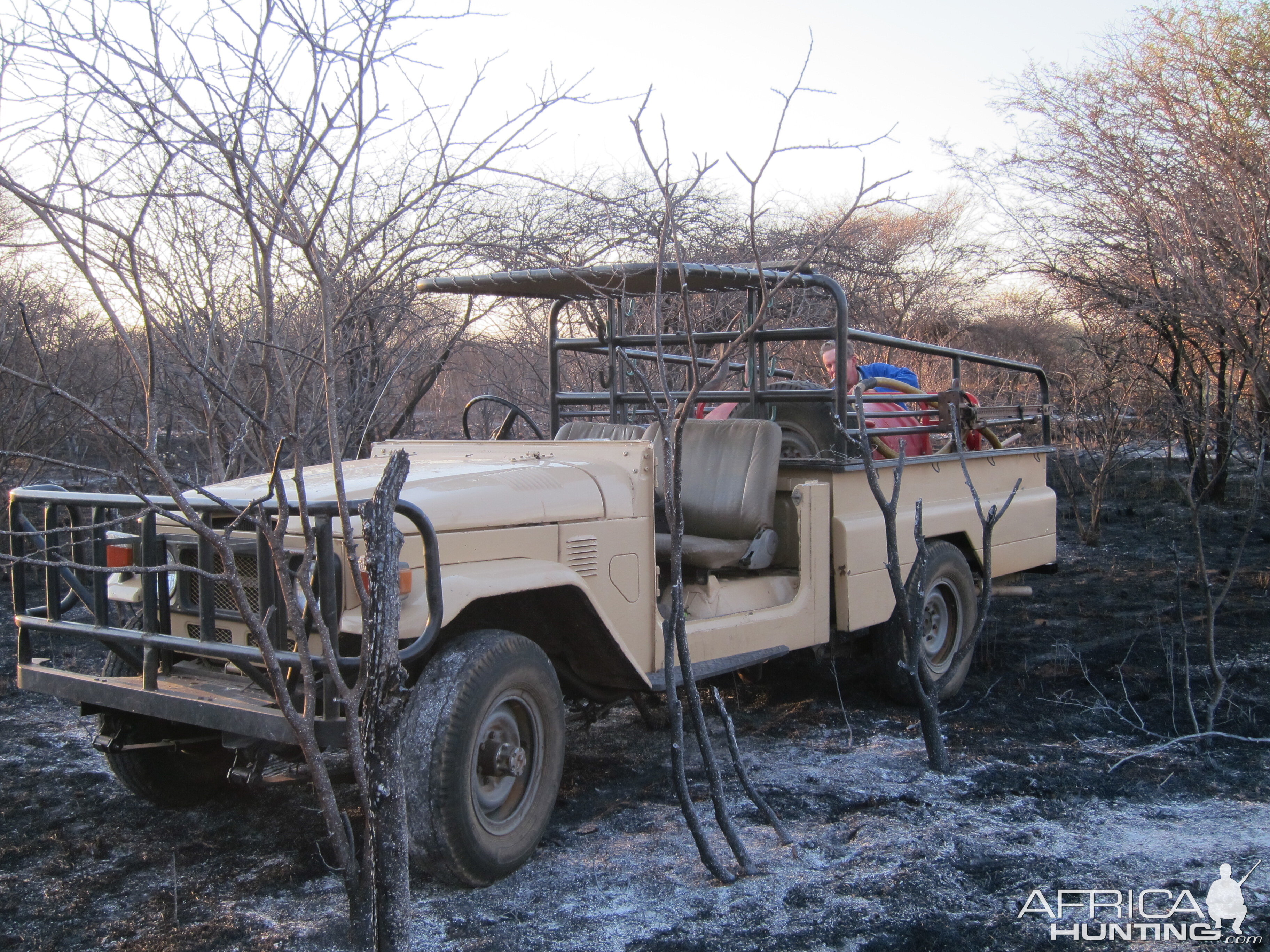 Controlled Bush Fire Namibia