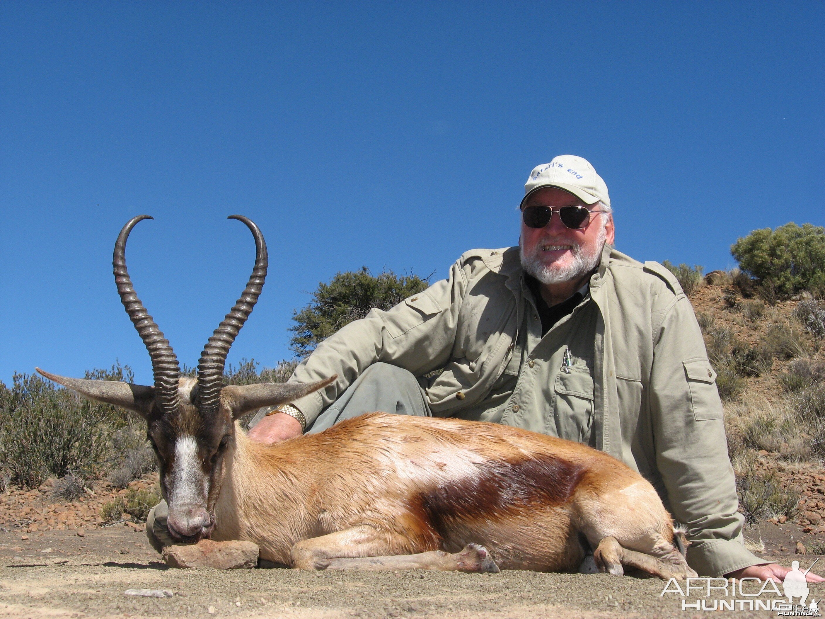 Copper Springbuck hunted with Andrew Harvey Safaris