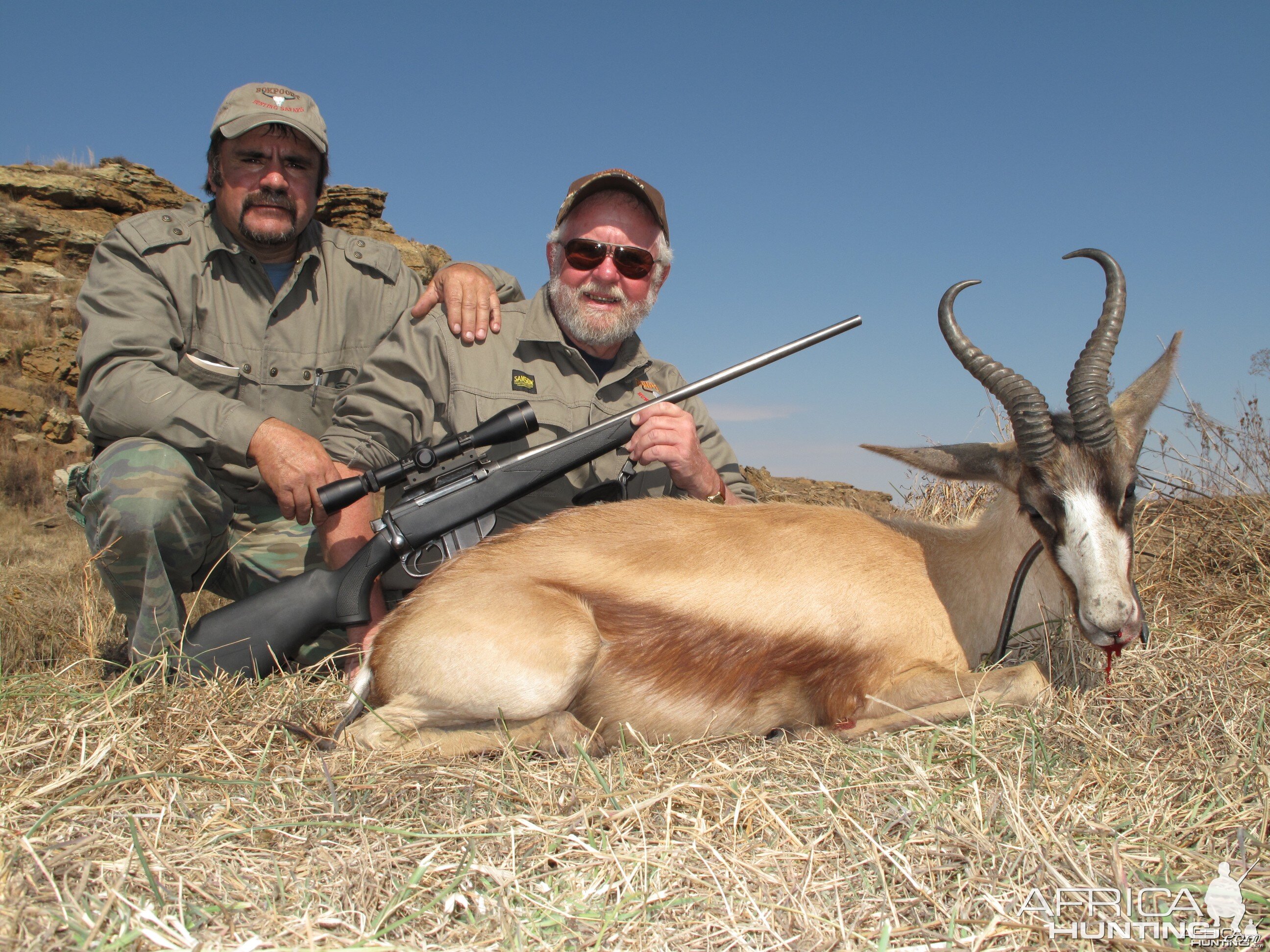 Copper Springbuck, Hunting with Clients