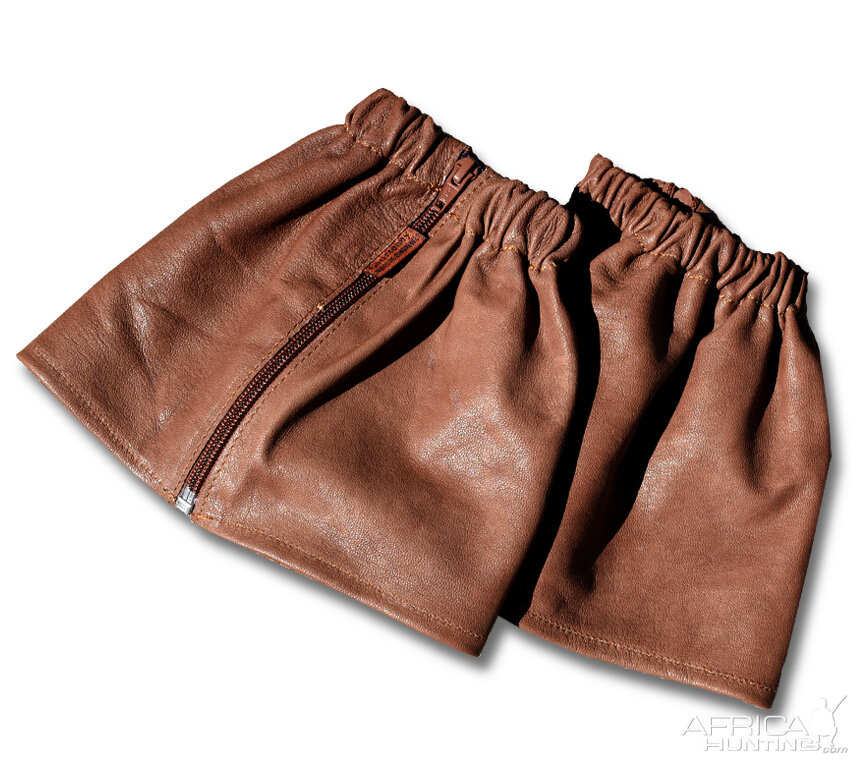 Courteney Zippered Leather Gaiters from African Sporting Creations