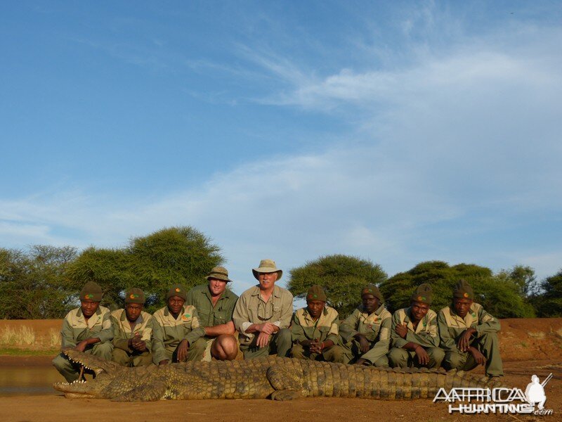 Croc hunt with Wintershoek Johnny Vivier Safaris