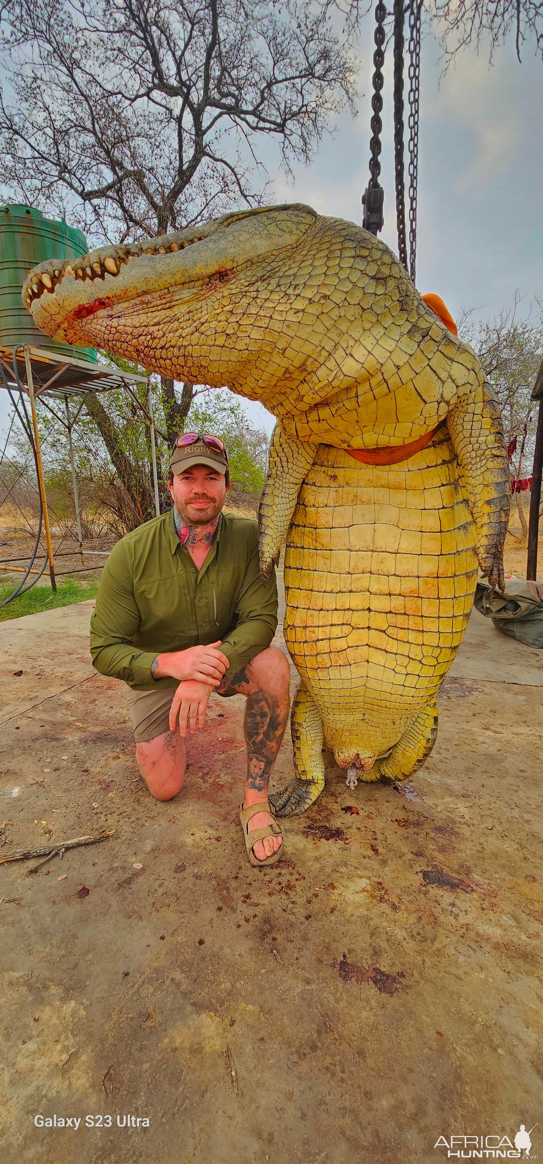 Crocodile Hunt Caprivi Namibia