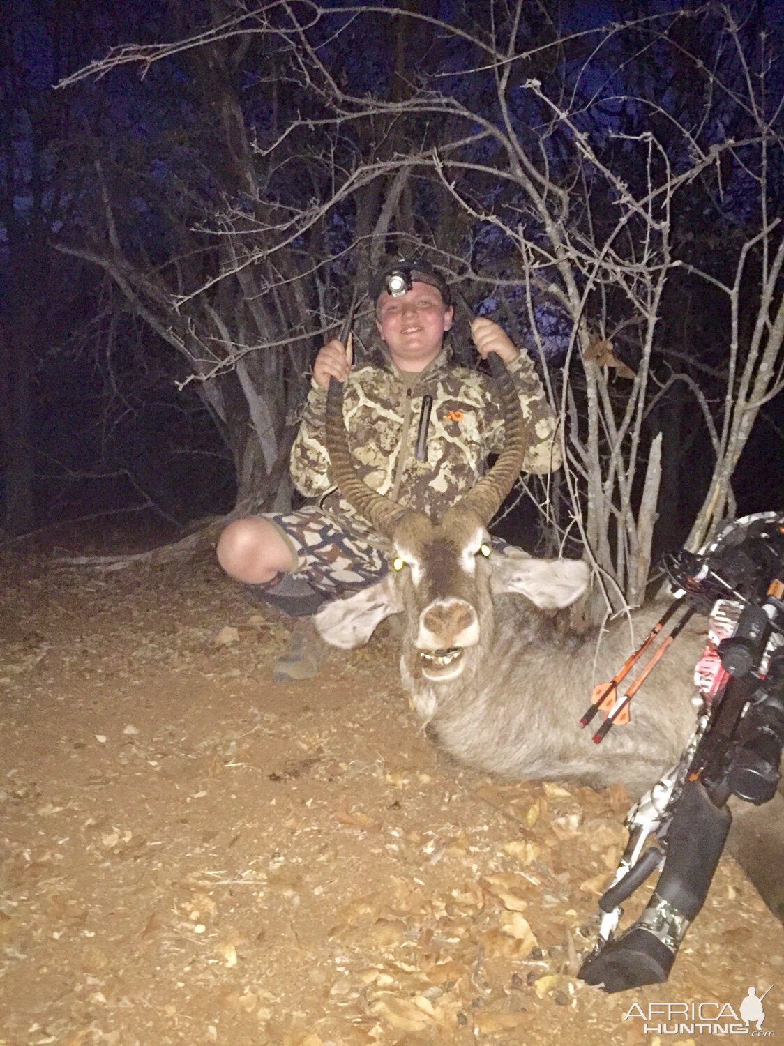 Crossbow Hunt Waterbuck in South Africa