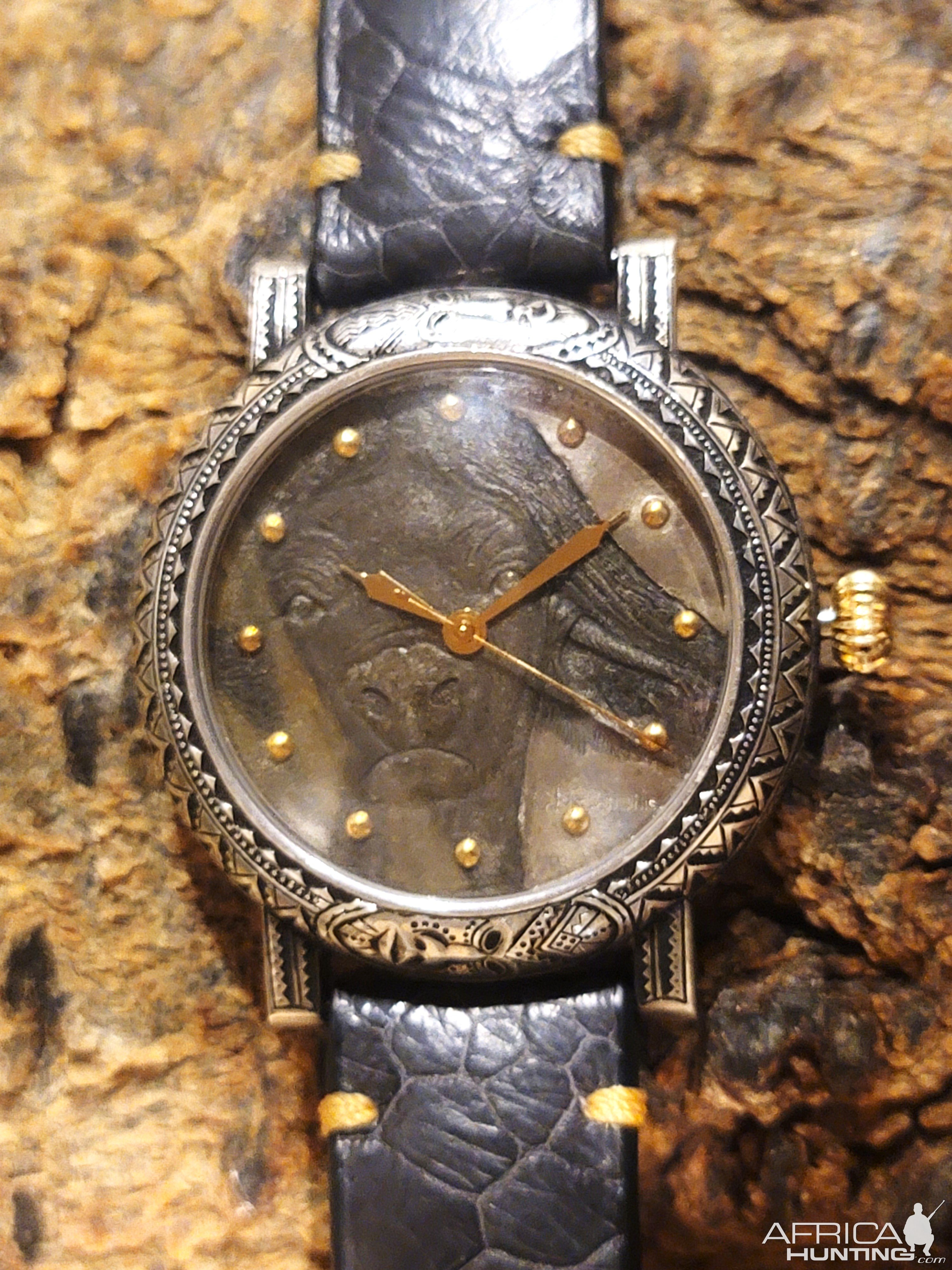 Customized Watch With Buffalo Face