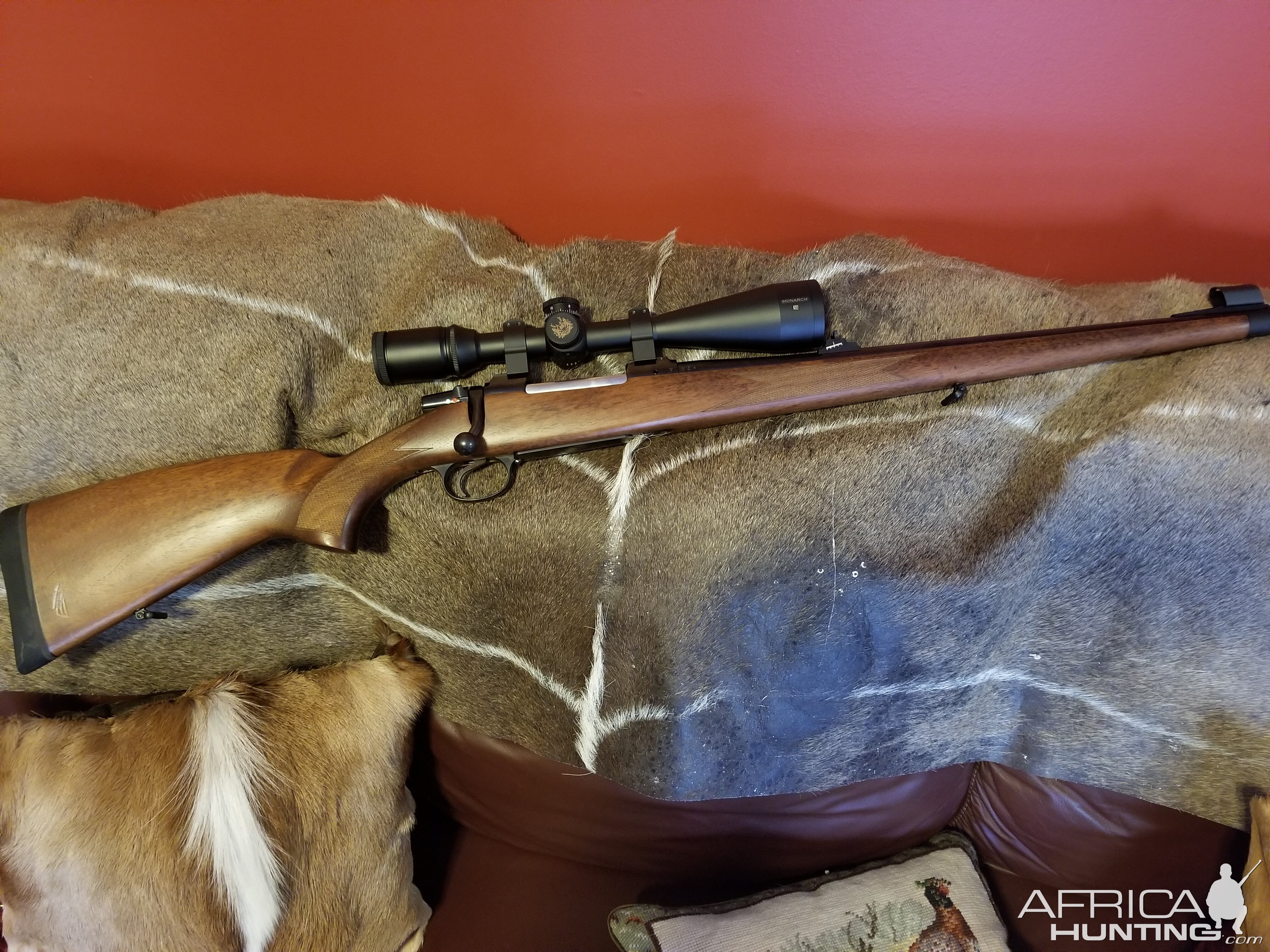 CZ 550 in 6.5x55 rifle in full stock